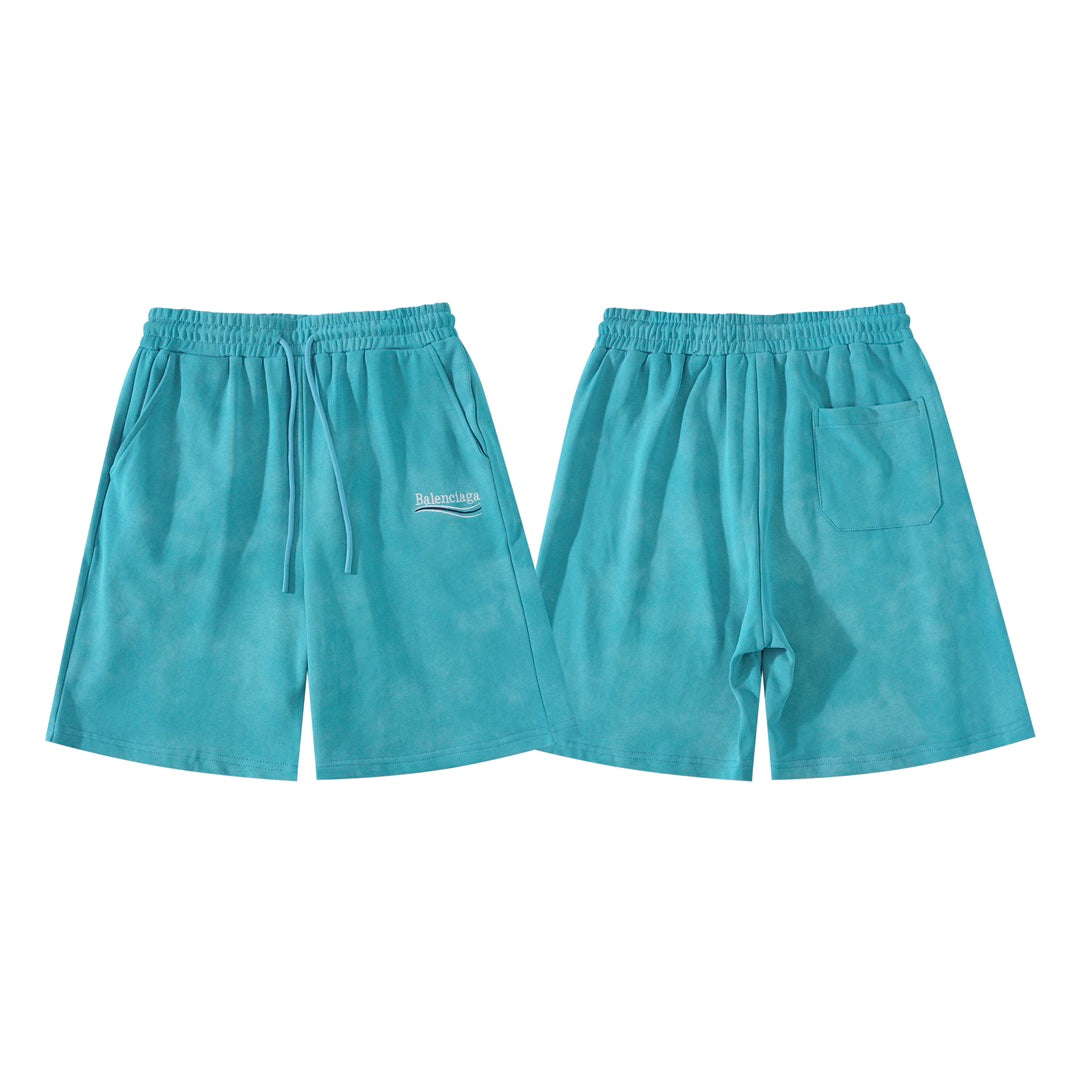 250617 New high-quality knitted washed cotton shorts