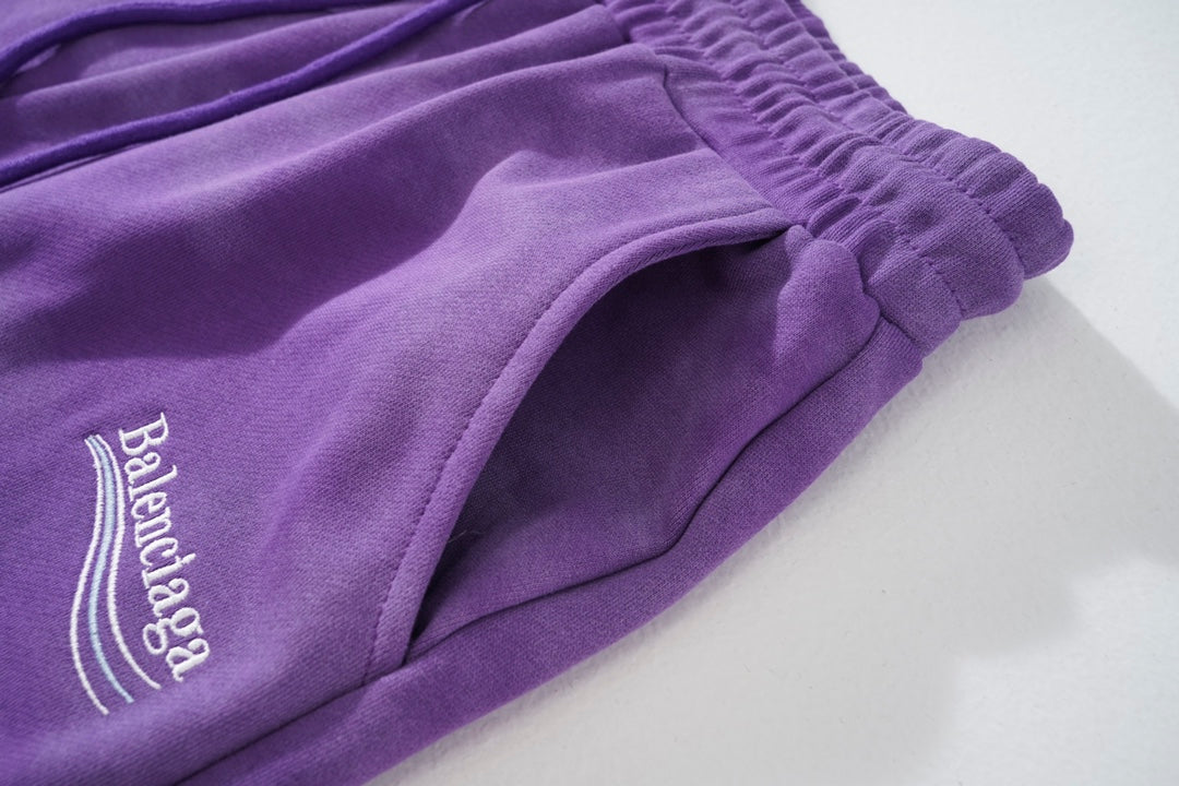 250617 New high-quality knitted washed cotton shorts
