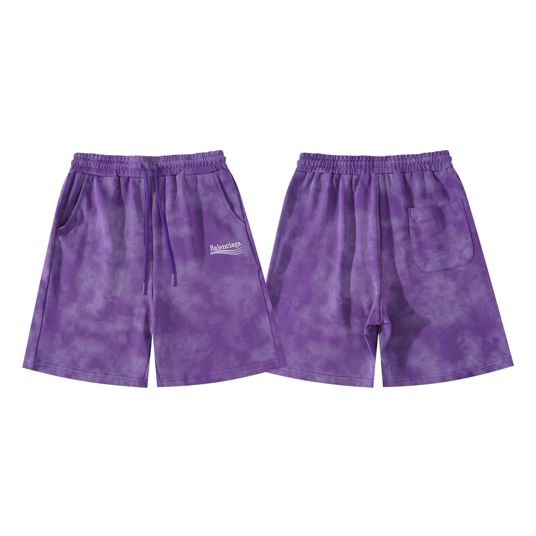 250617 New high-quality knitted washed cotton shorts