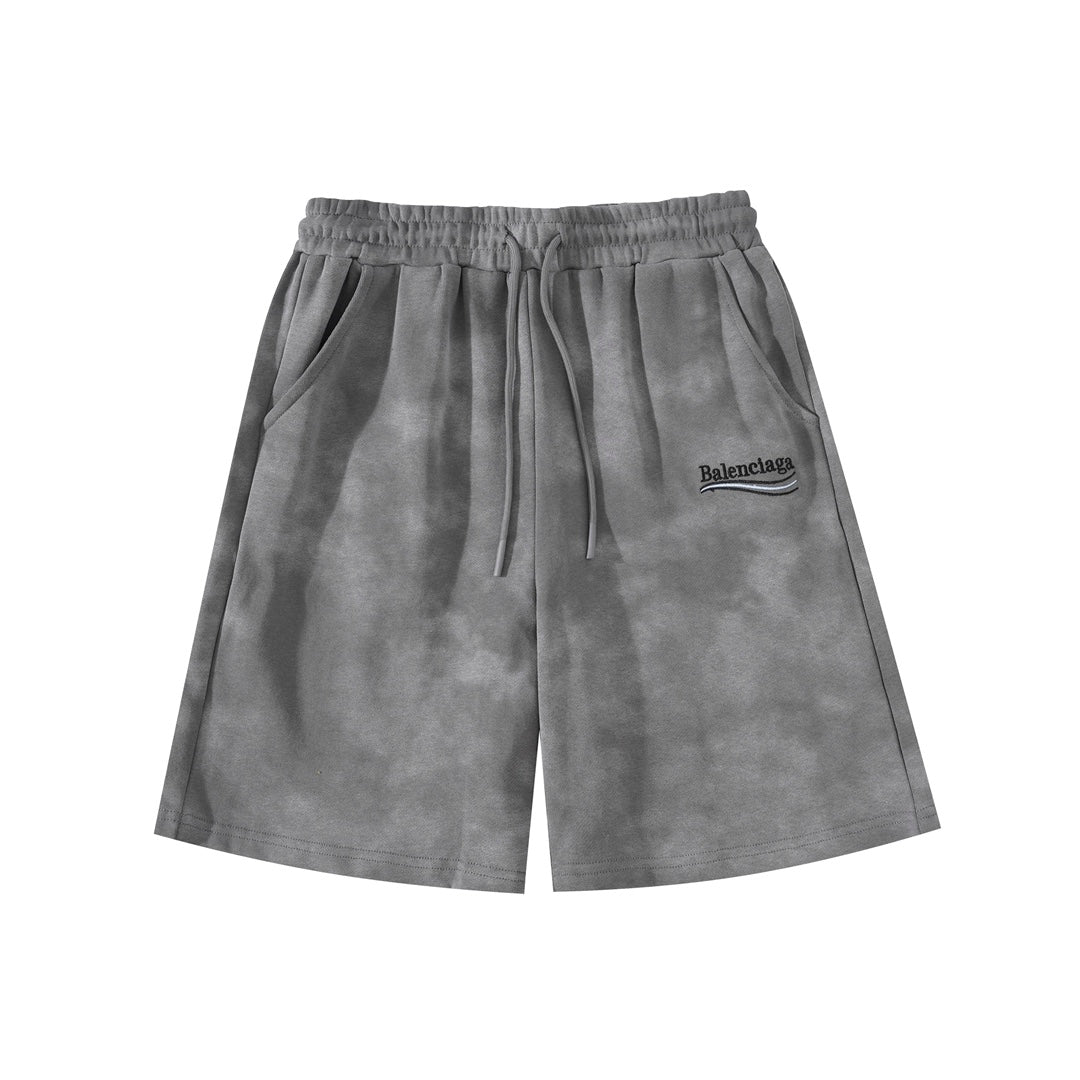 250617 New high-quality knitted washed cotton shorts
