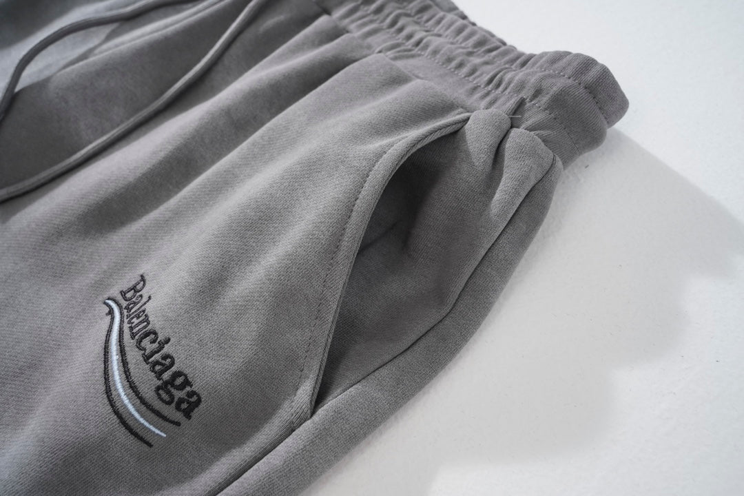 250617 New high-quality knitted washed cotton shorts