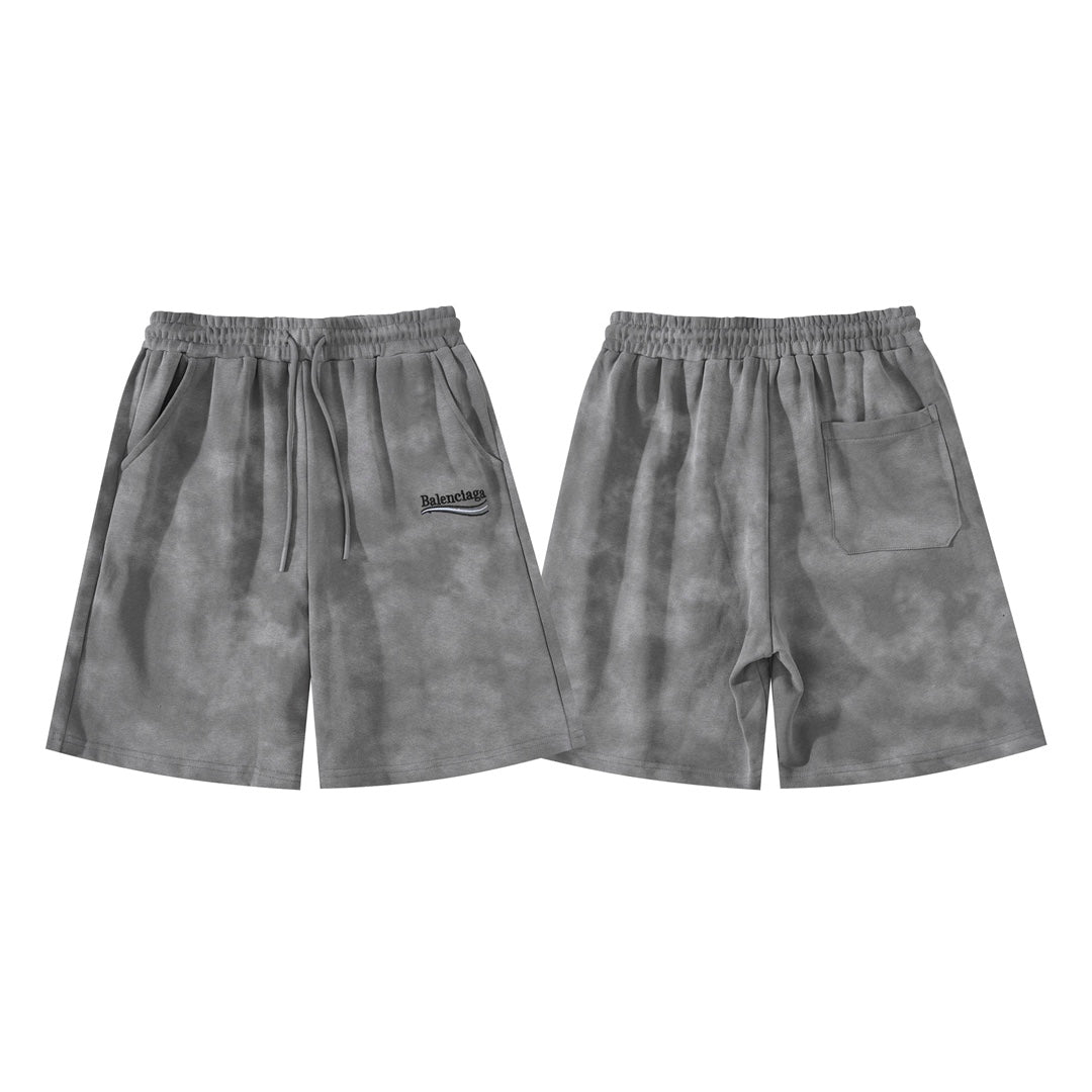 250617 New high-quality knitted washed cotton shorts