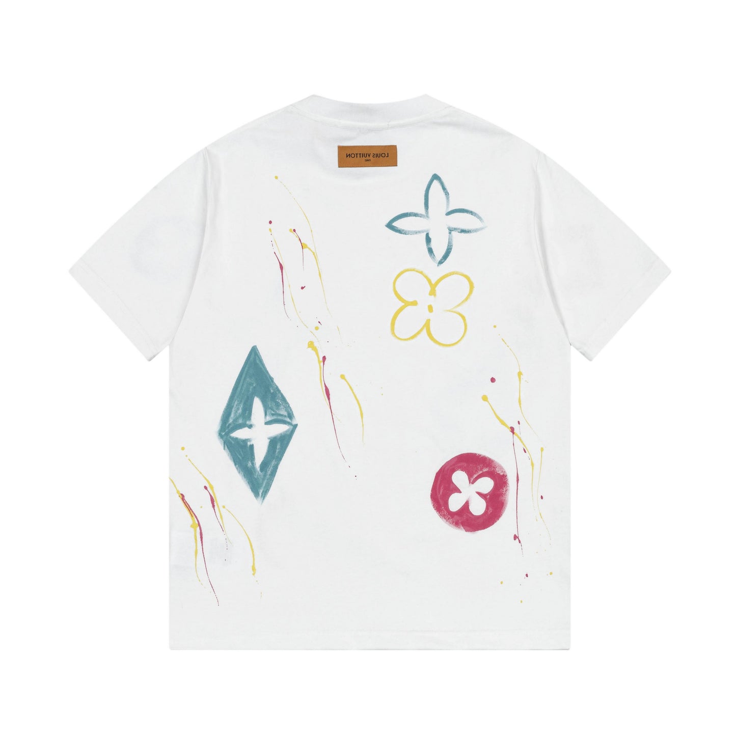 250617 New color hand-painted graffiti T-shirt
