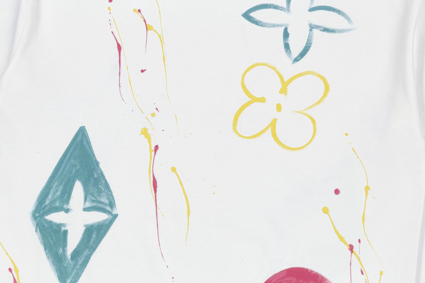 250617 New color hand-painted graffiti T-shirt