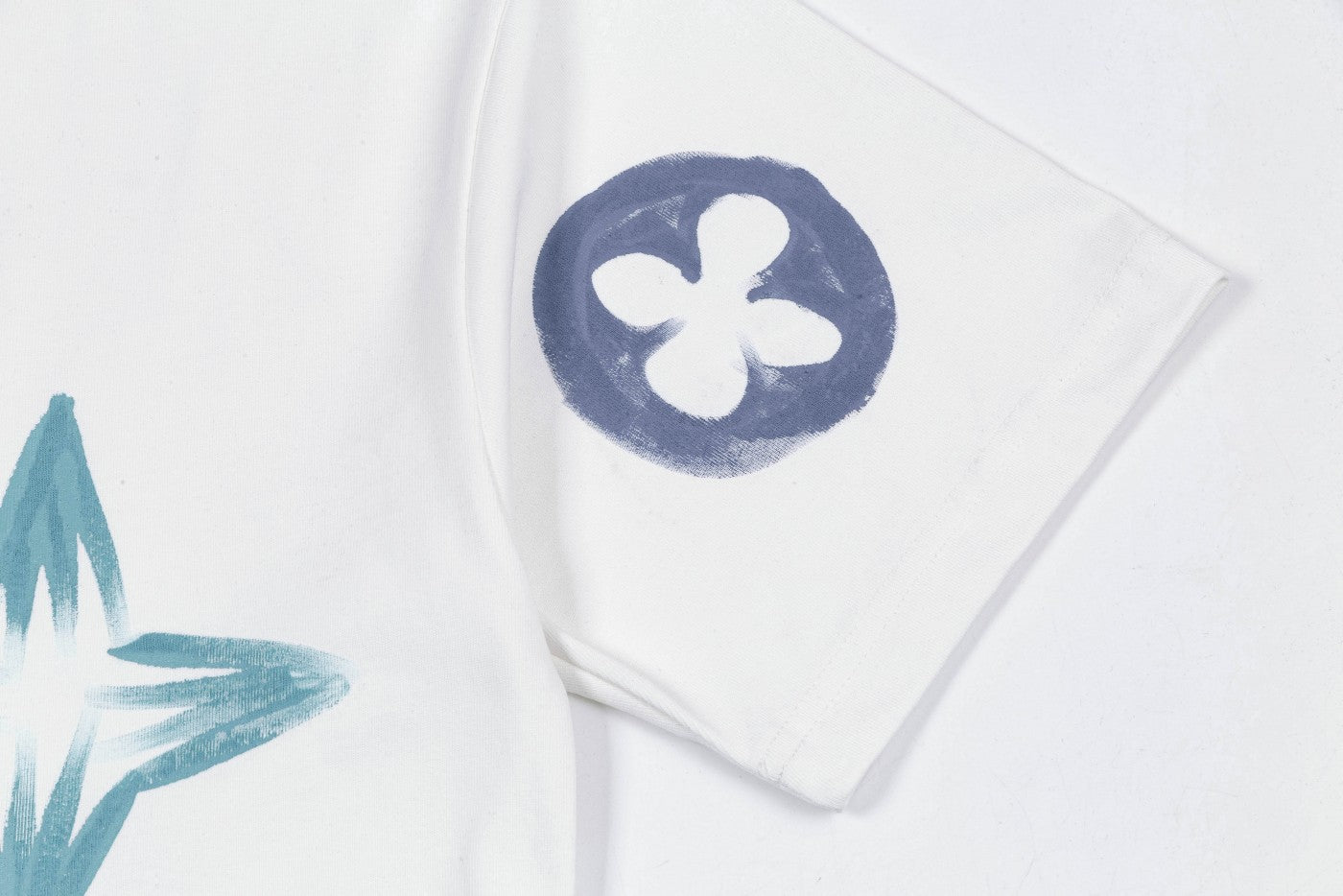250617 New color hand-painted graffiti T-shirt