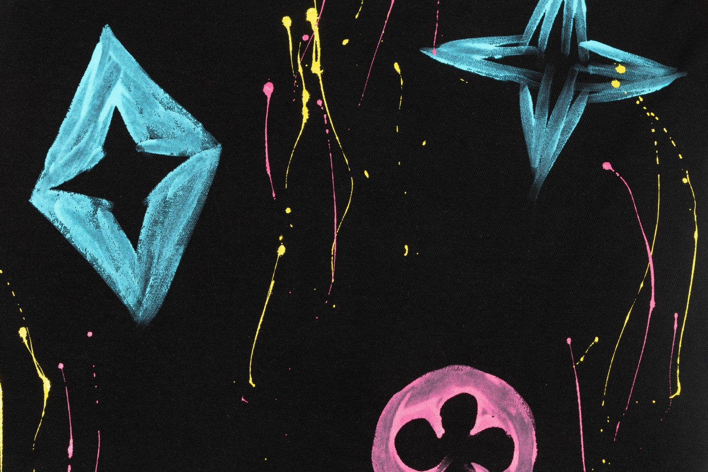 250617 New color hand-painted graffiti T-shirt