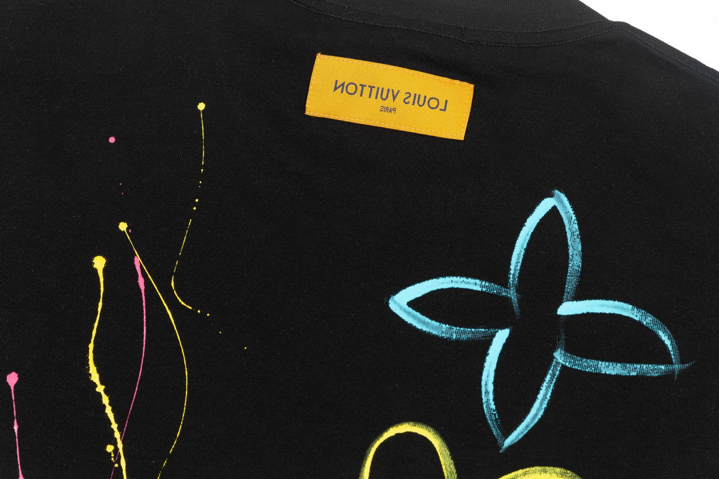 250617 New color hand-painted graffiti T-shirt