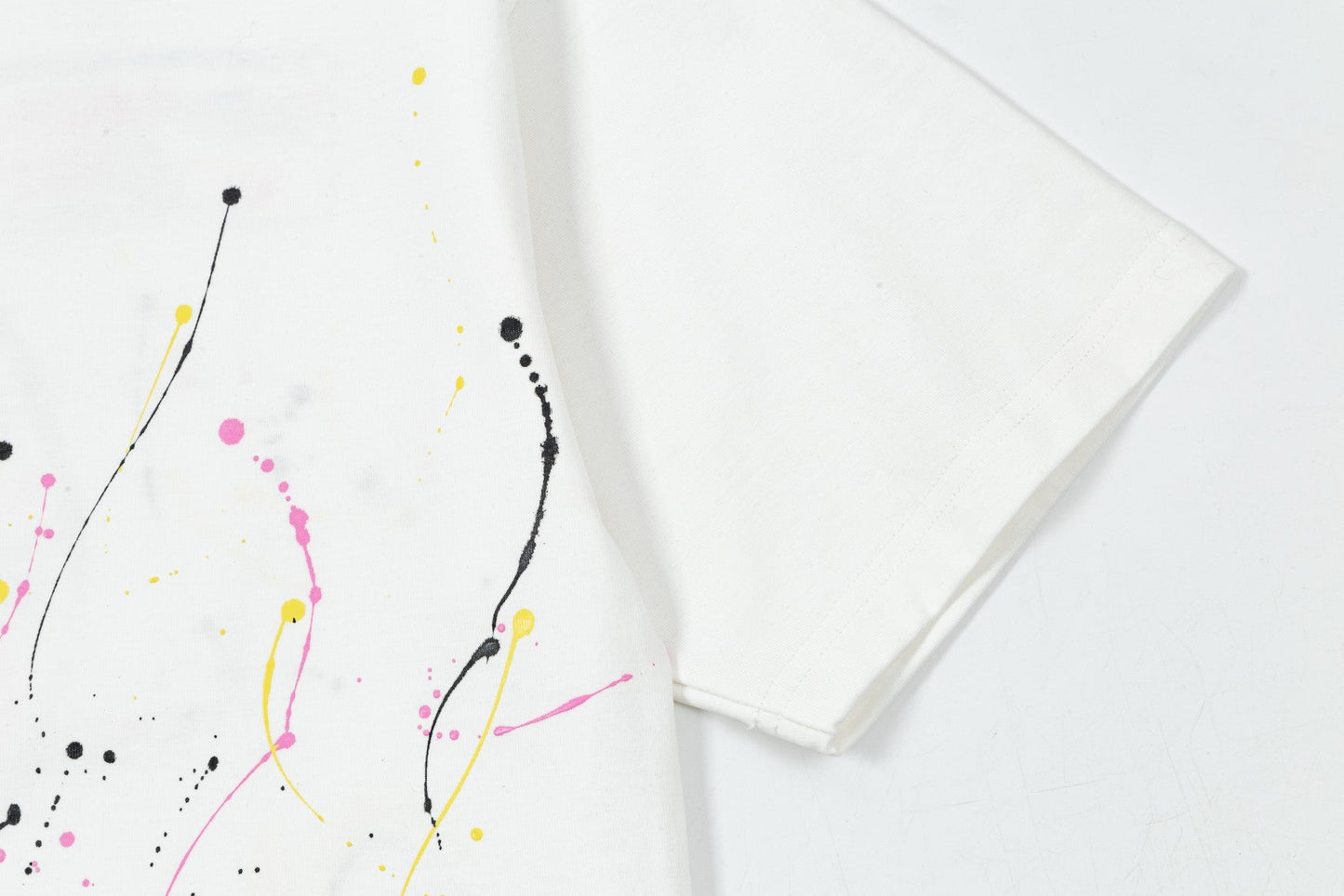 250617 New color hand-painted graffiti T-shirt