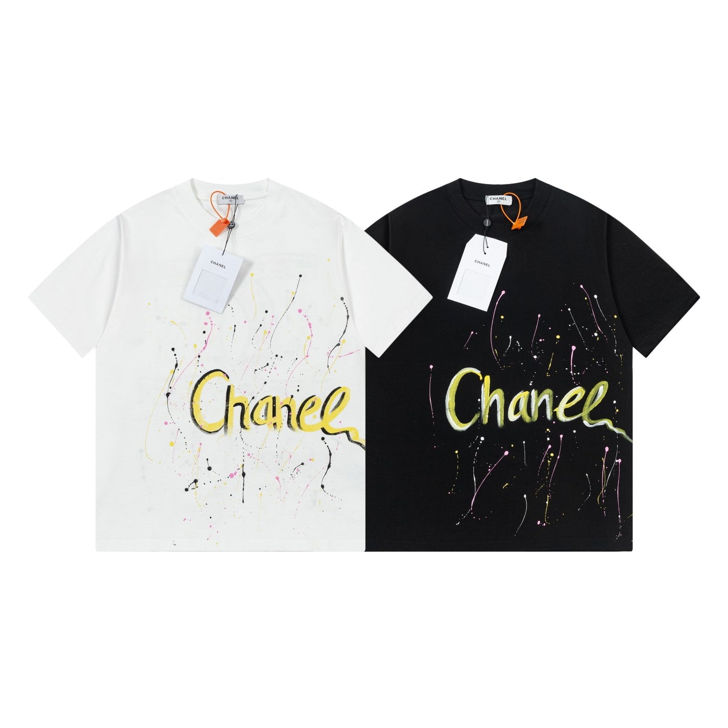 250617 New color hand-painted graffiti T-shirt
