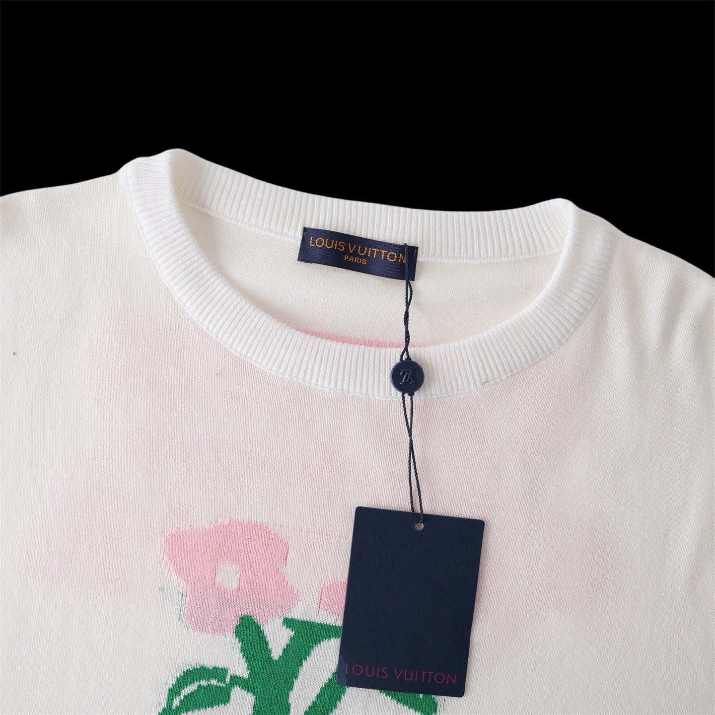 250617 New high-quality classic jacquard design knitted T-shirt