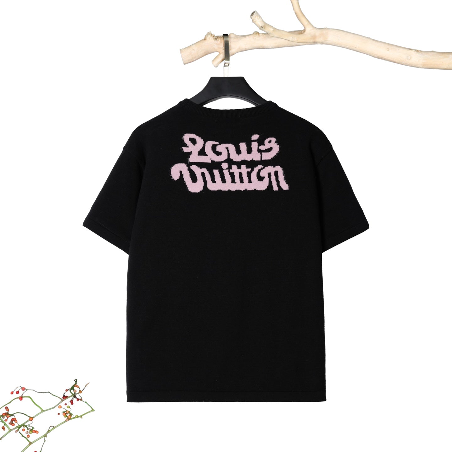 250617 New high-quality classic jacquard design knitted T-shirt