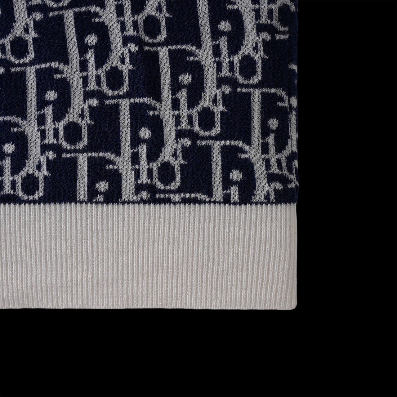 250617 New high-quality jacquard round-neck casual sweater T-shirt