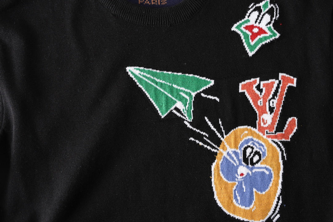 250617 New high-quality paper airplane print T-shirt