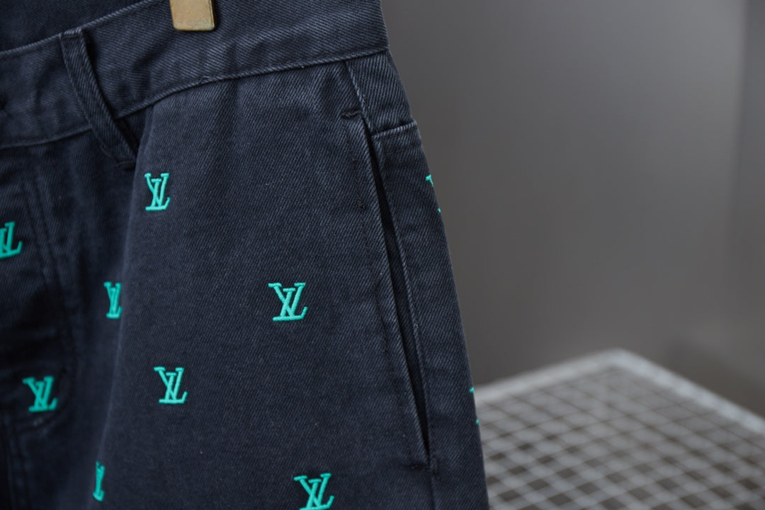 250617 New high-quality full-print skate jeans