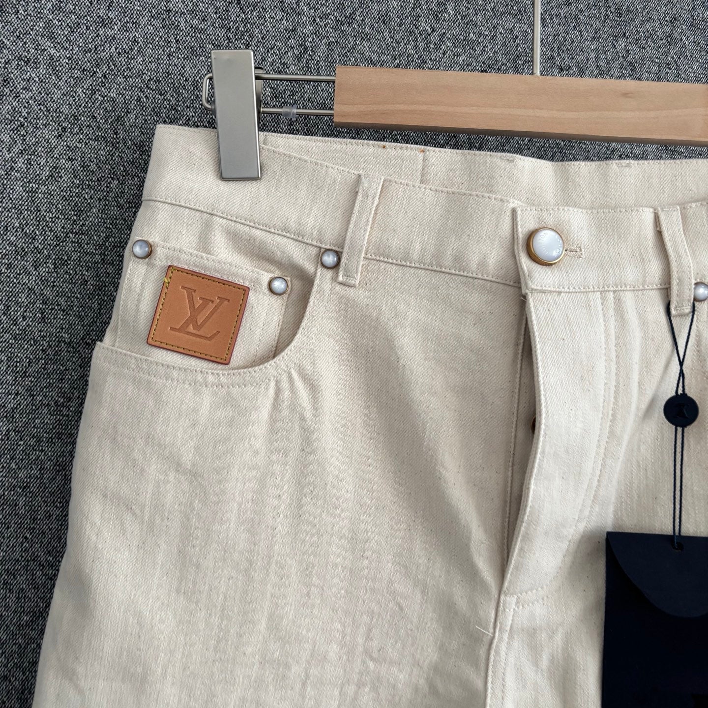 250617 New high-quality light-colored denim cotton shorts