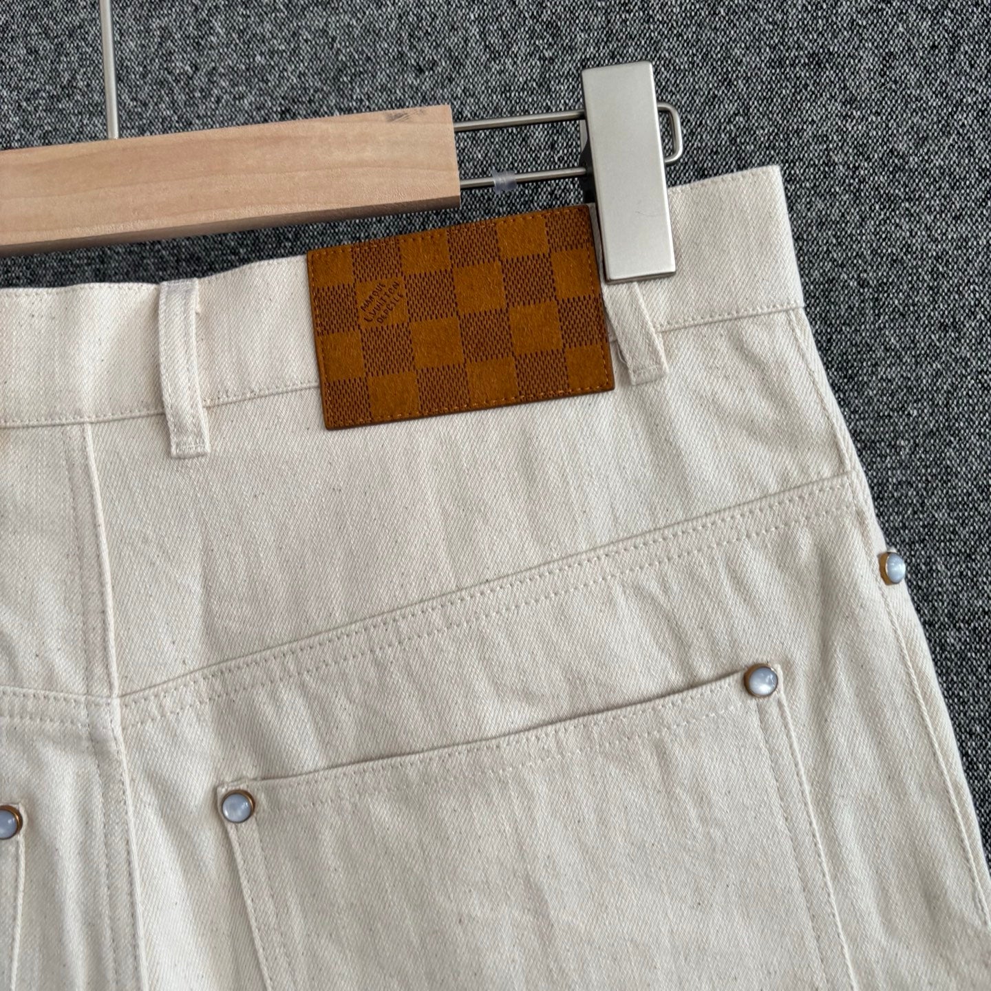 250617 New high-quality light-colored denim cotton shorts