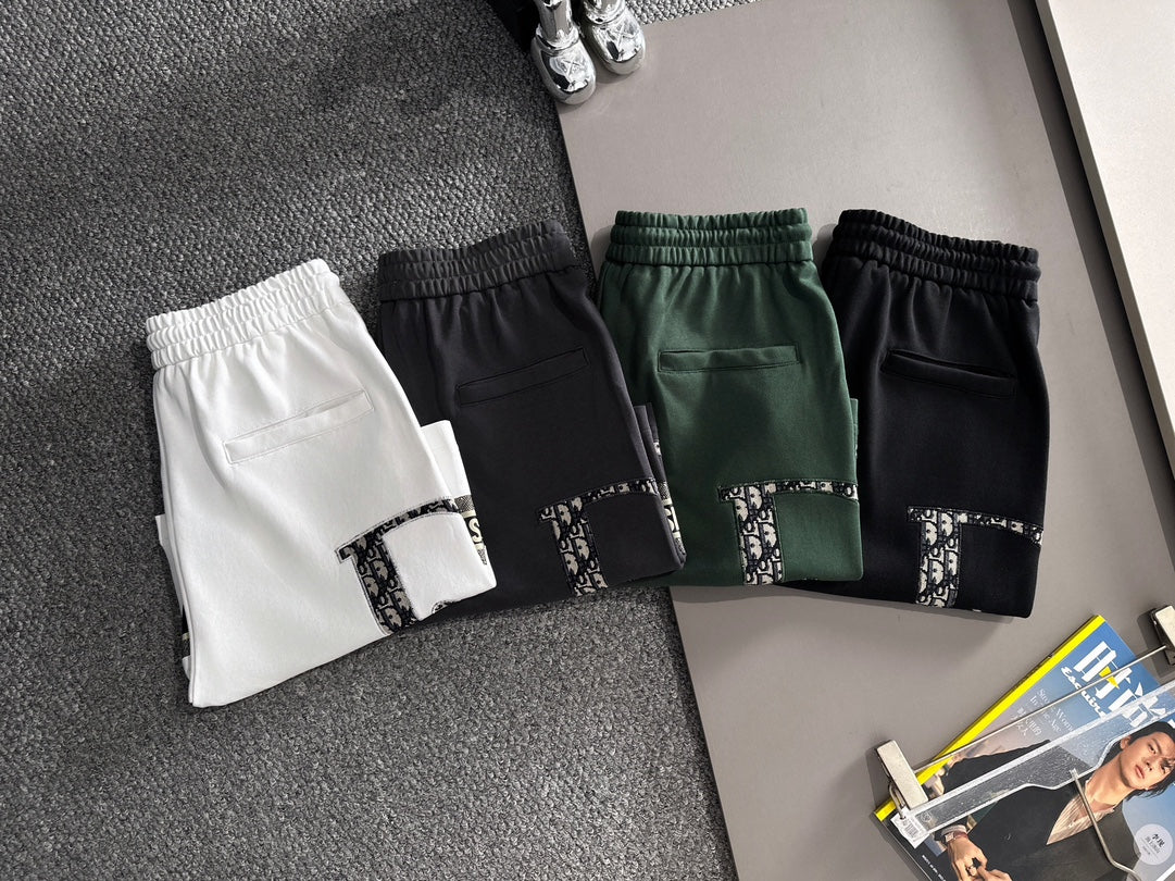 250617 New high-quality washed embroidered knitted shorts