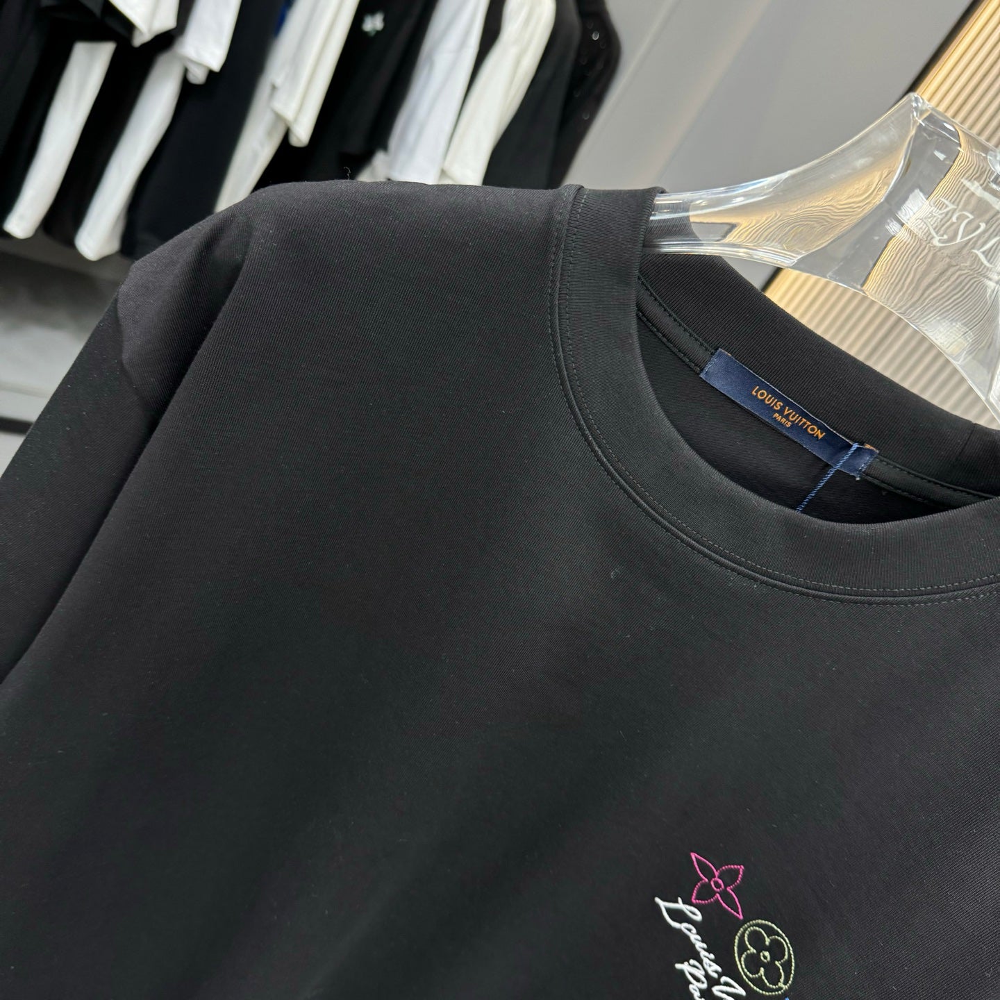 250617 New high-quality washed embroidered T-shirt