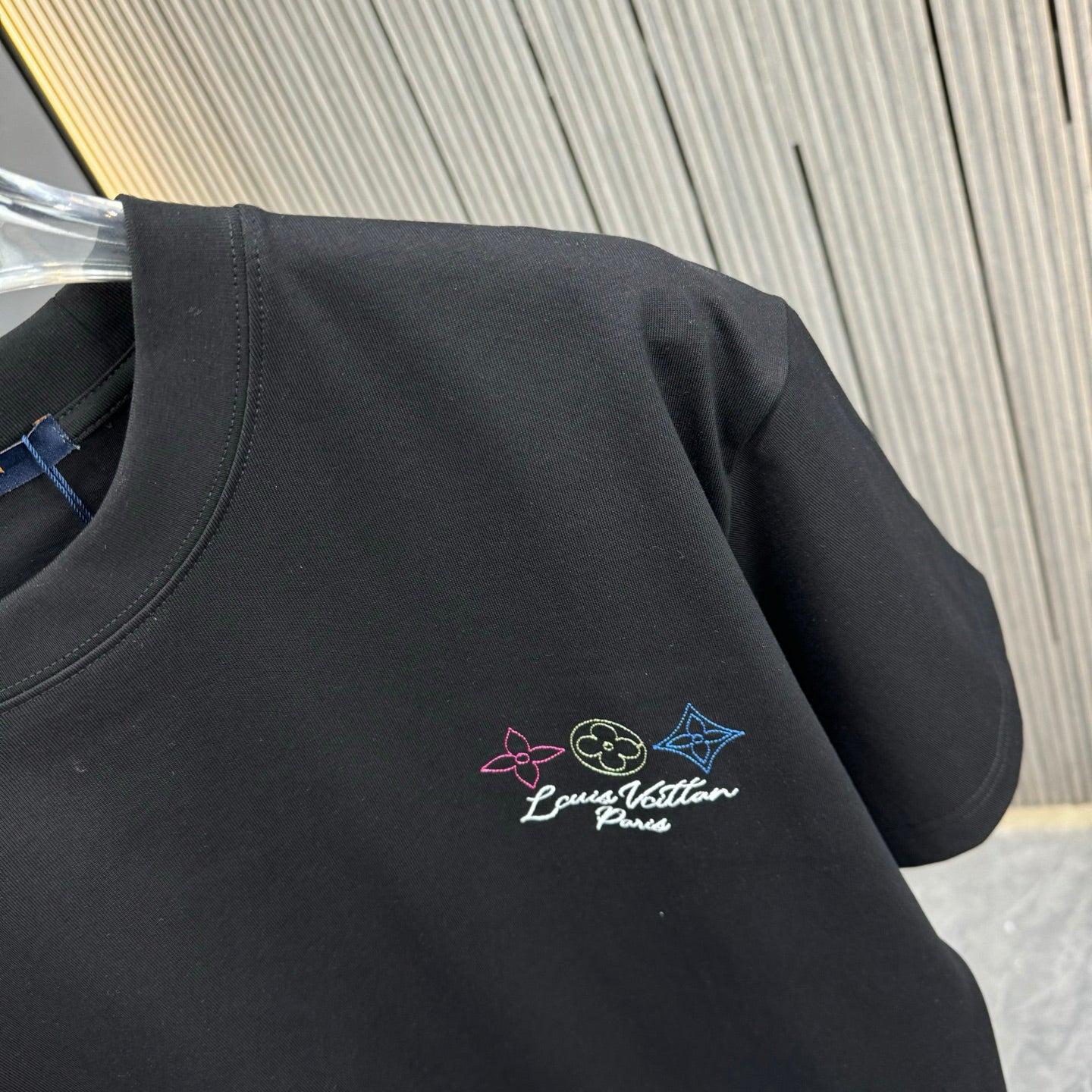 250617 New high-quality washed embroidered T-shirt