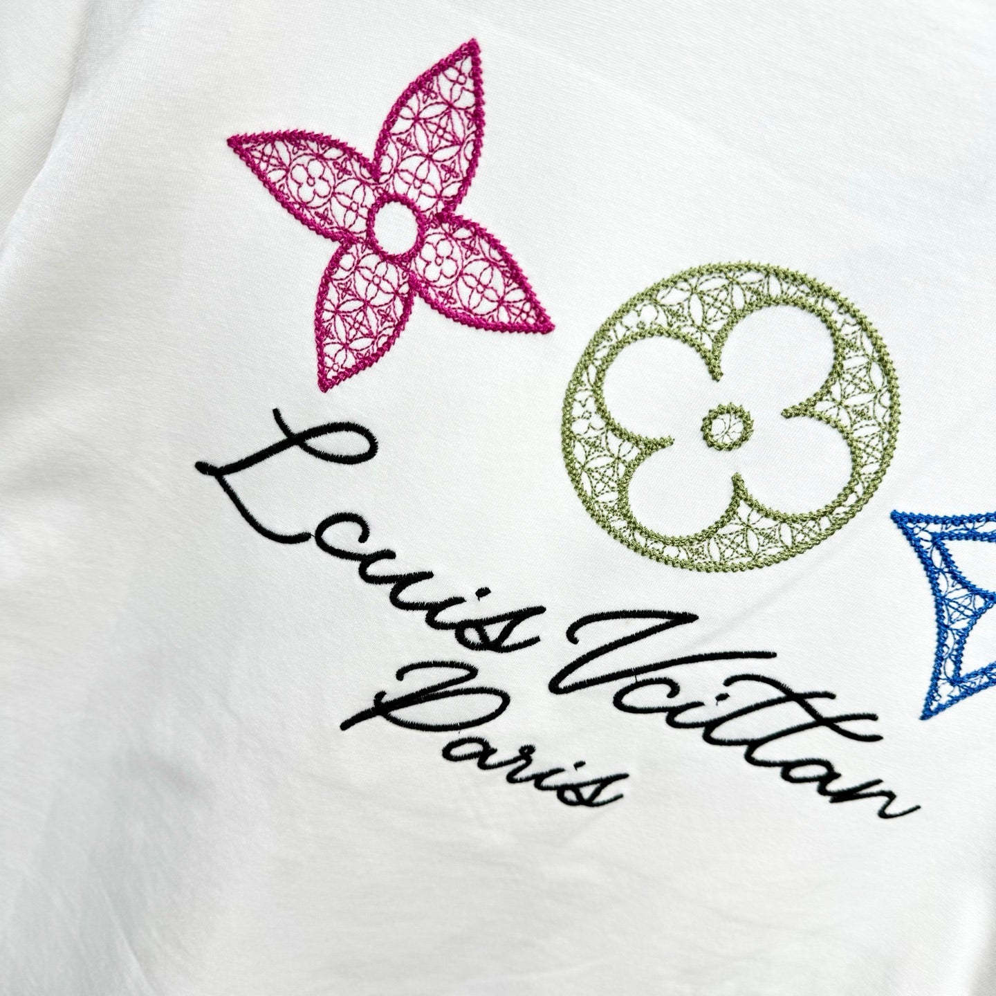 250617 New high-quality washed embroidered T-shirt