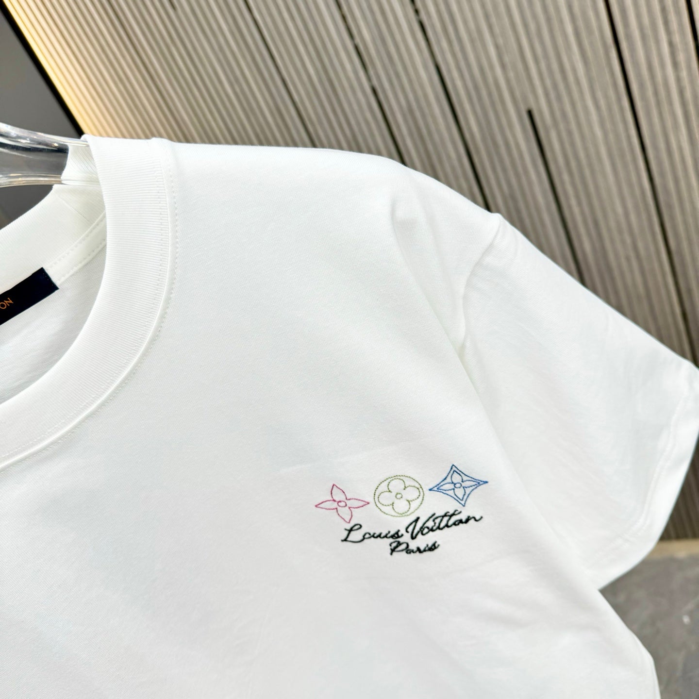 250617 New high-quality washed embroidered T-shirt