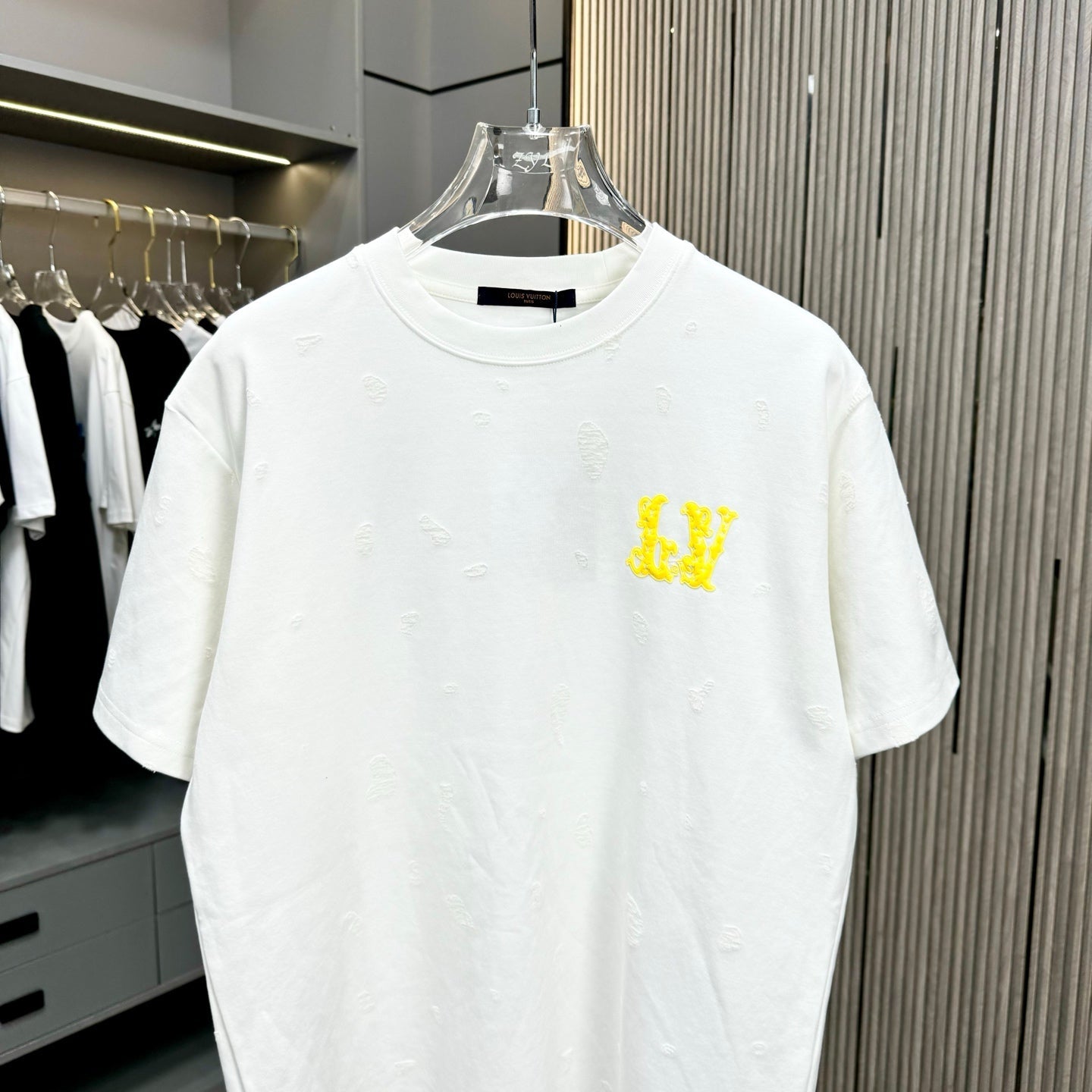 250617 New high-quality distressed printed T-shirt