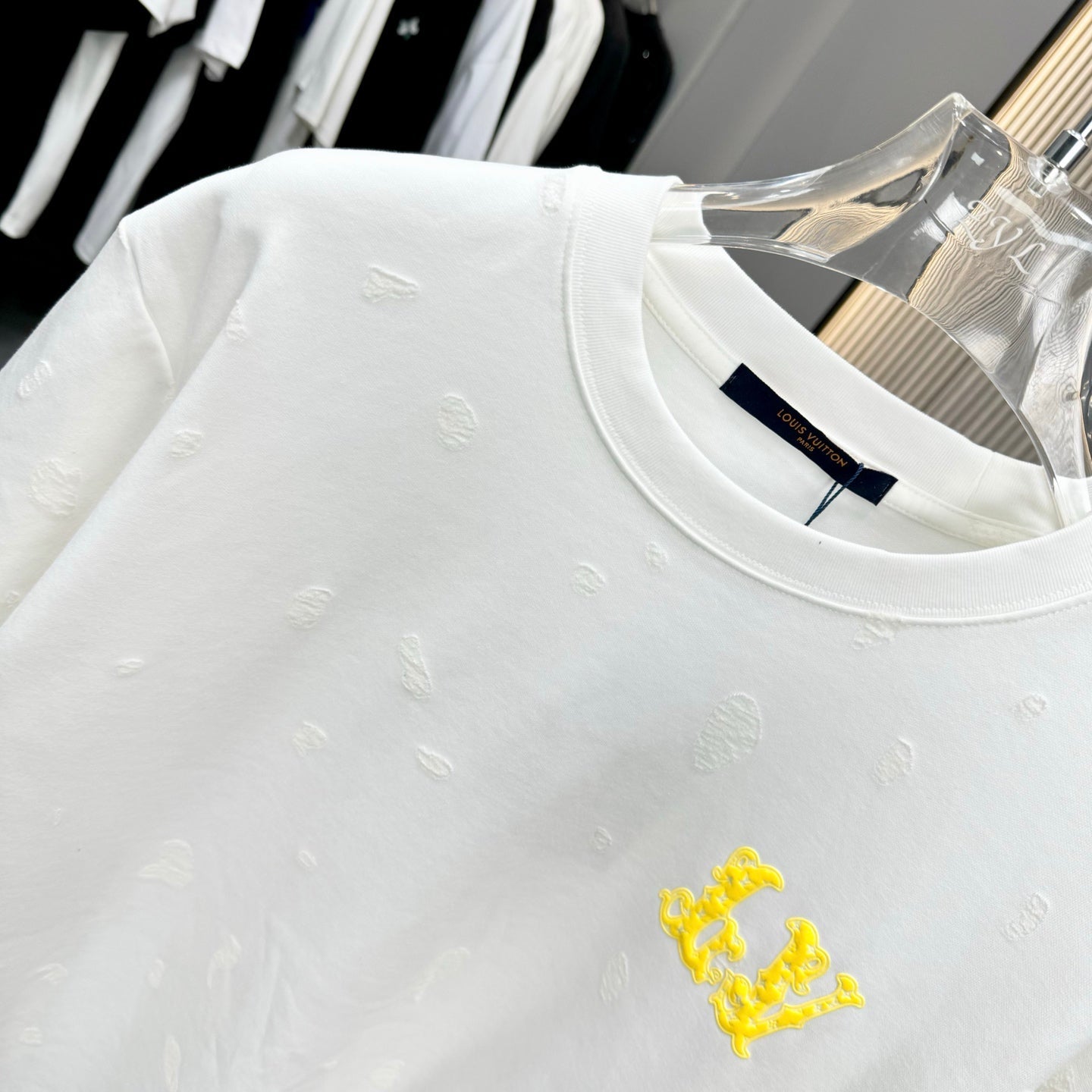250617 New high-quality distressed printed T-shirt
