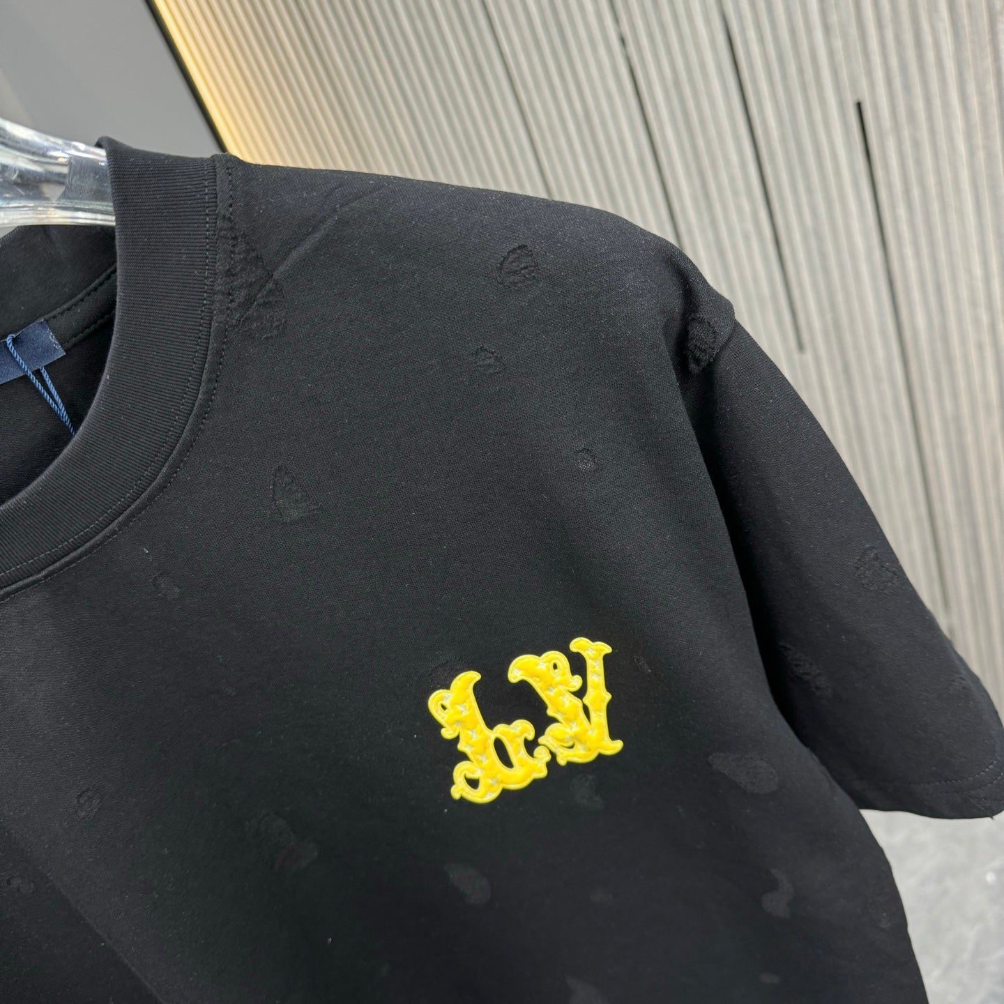 250617 New high-quality distressed printed T-shirt
