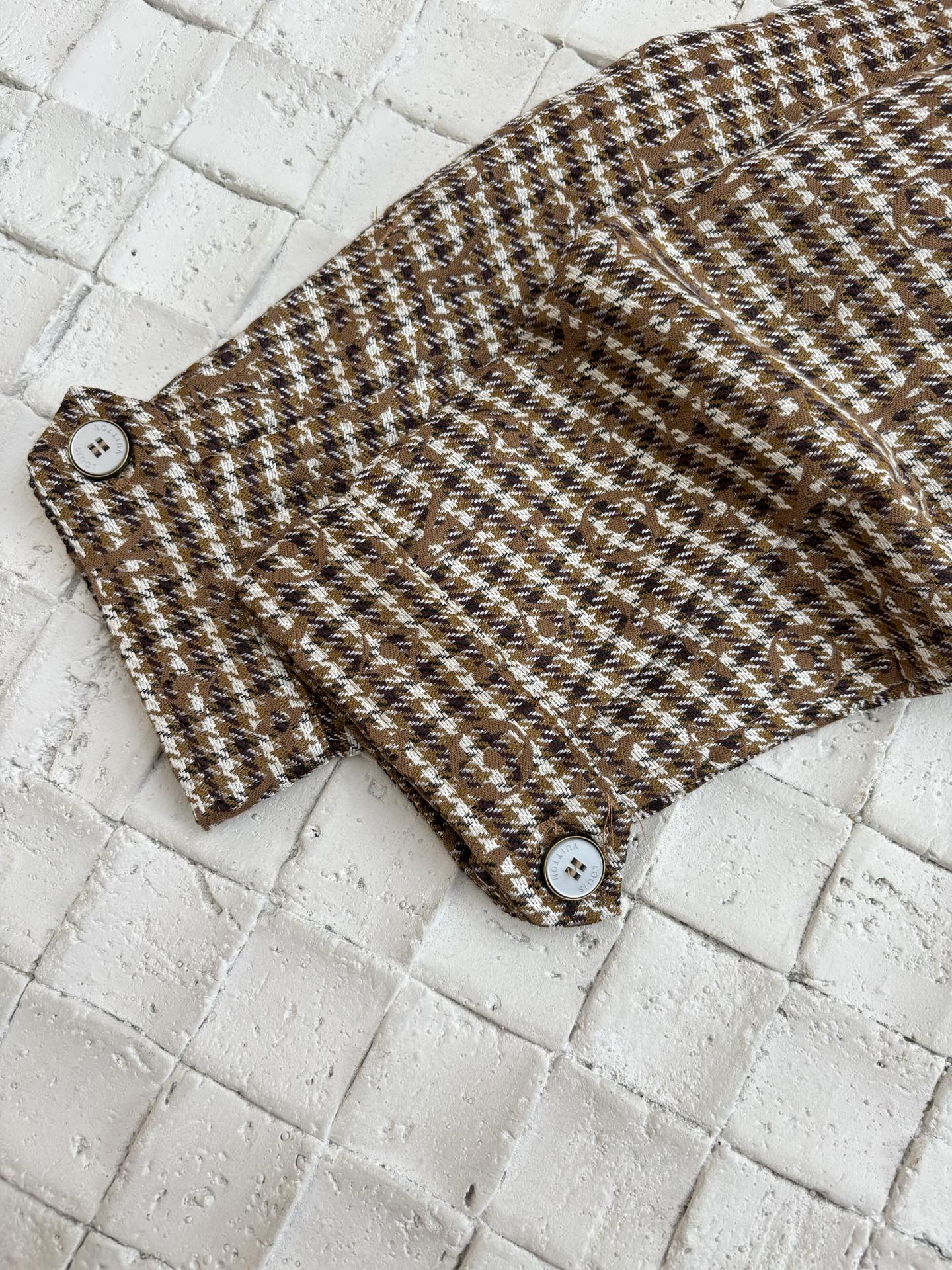 250624 New high-quality checkered beaded embroidered baseball jacket