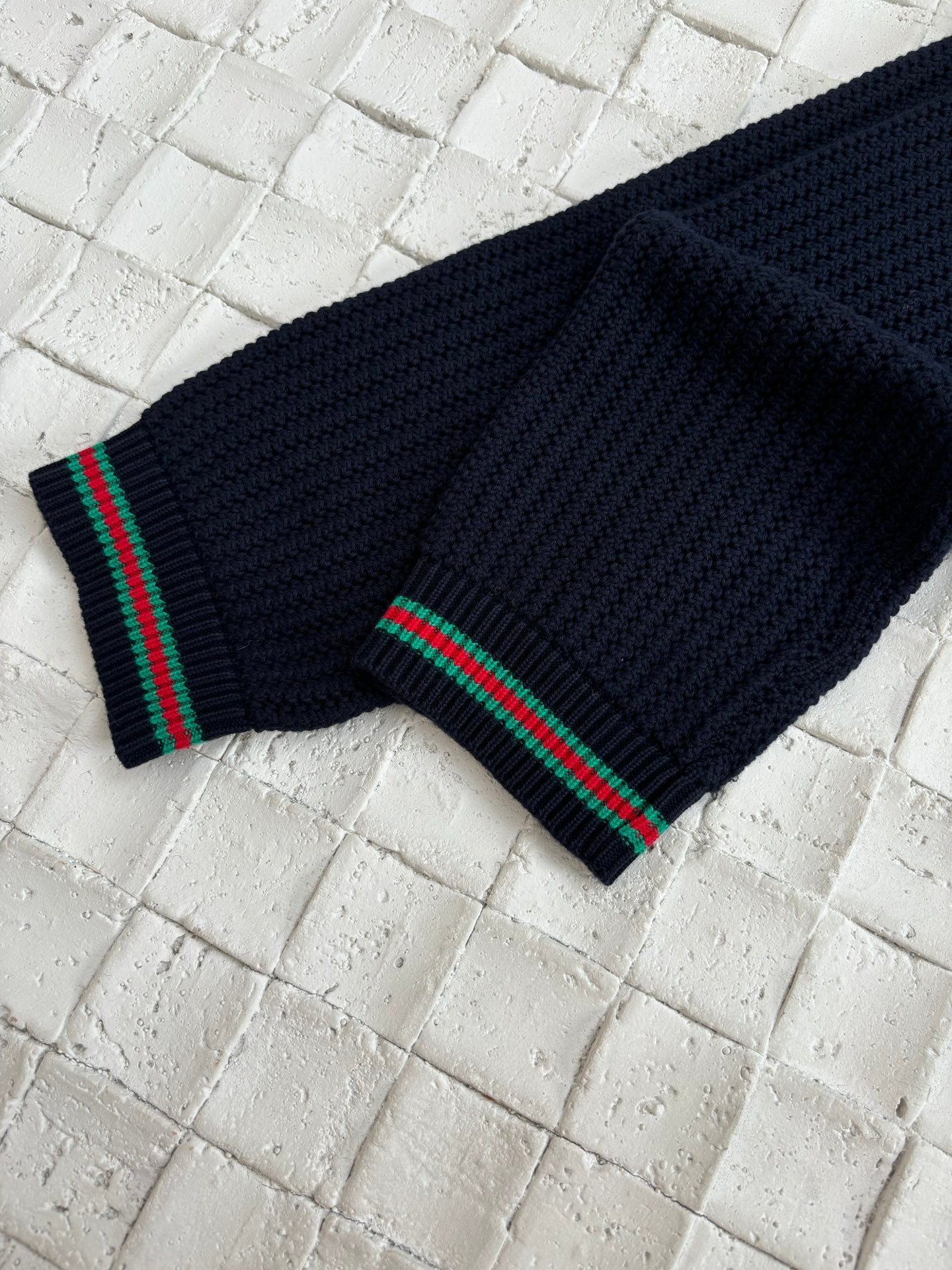 250624 New high-quality woven ribbon hollowed-out knitted cardigan