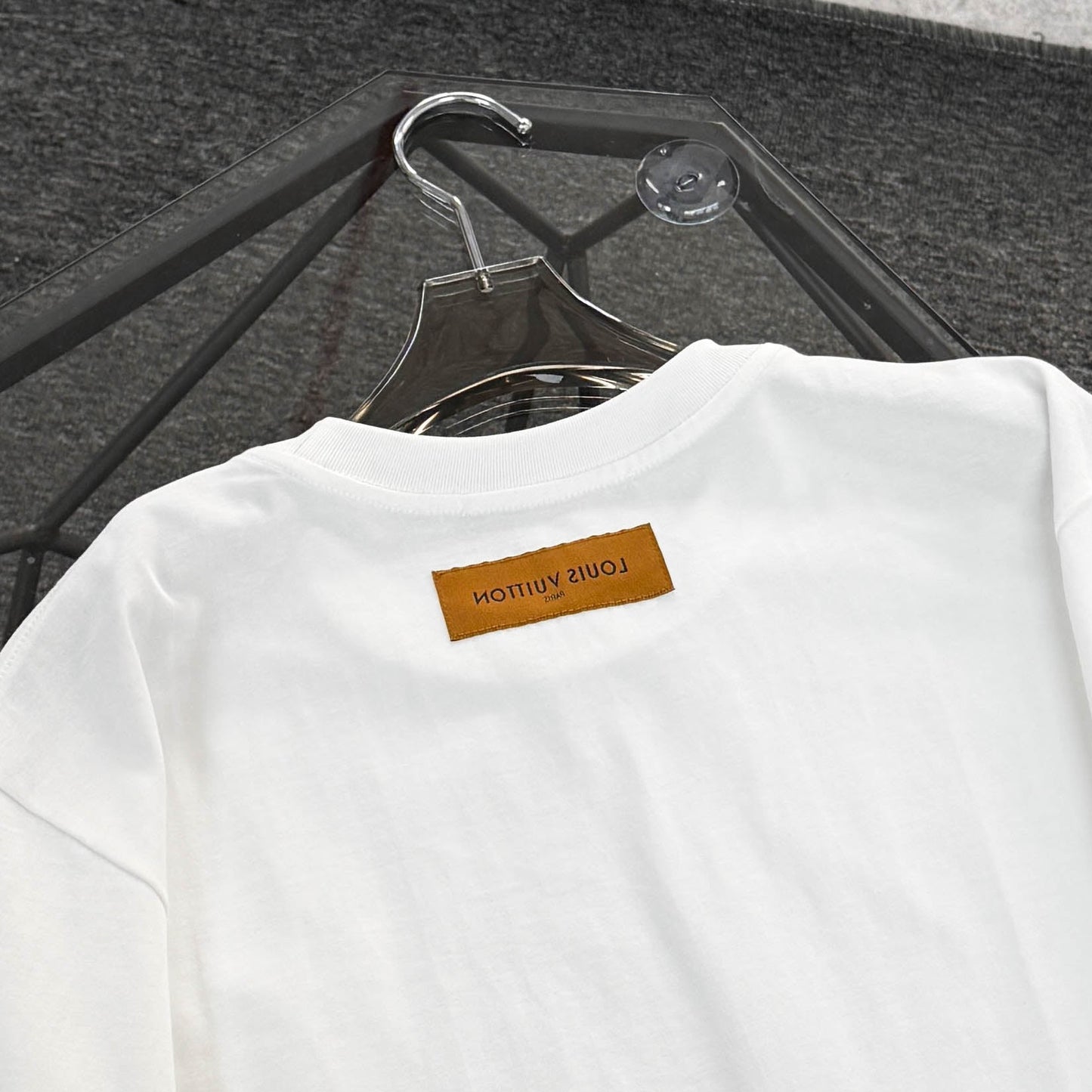 250624 New high-quality lower half printed T-shirt