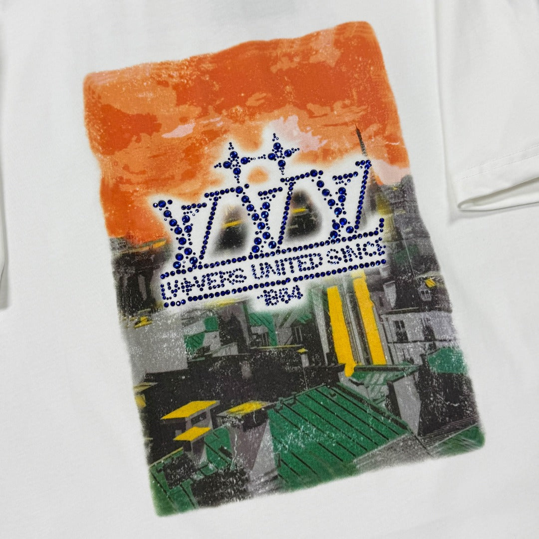 250624 New high-quality, distinctive and representative printed pattern T-shirt