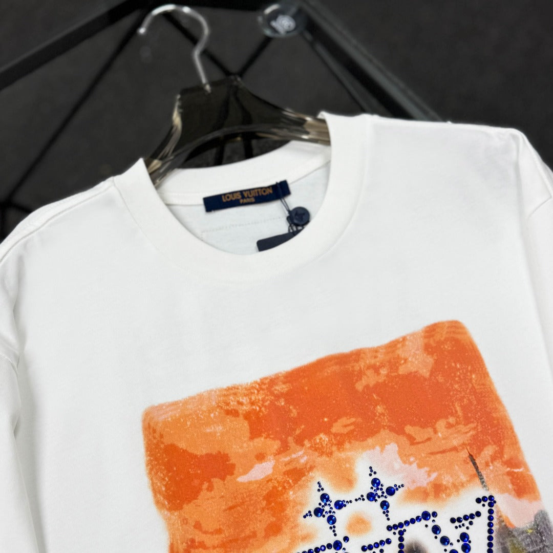 250624 New high-quality, distinctive and representative printed pattern T-shirt
