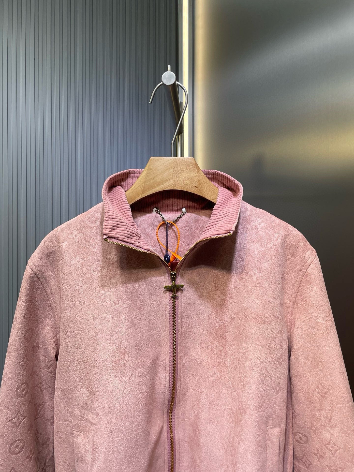 250722 New high-quality suede fleece steel embossed casual jacket