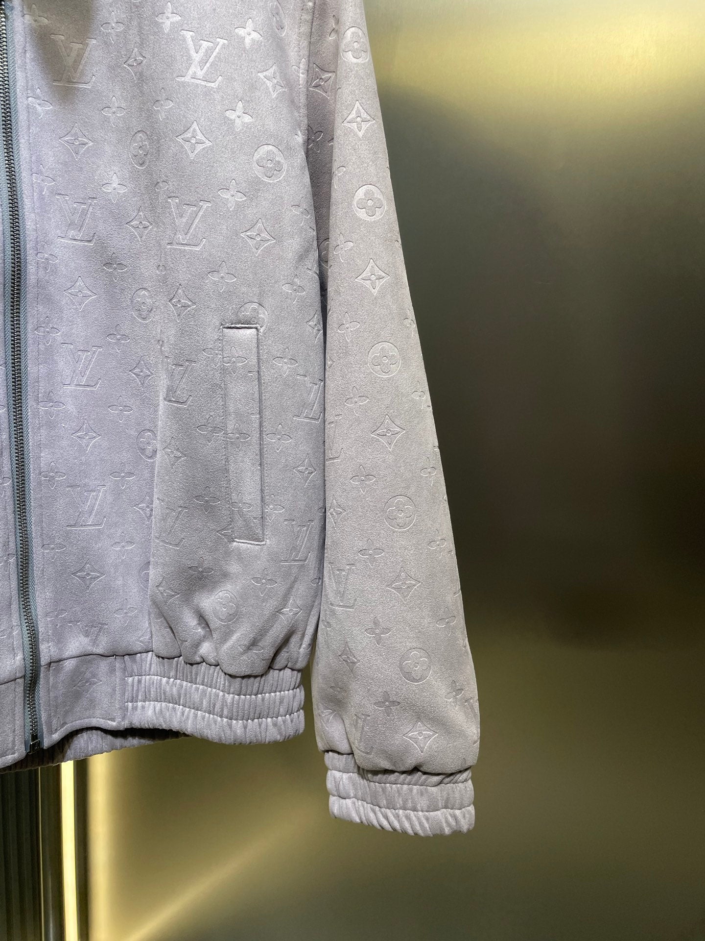 250722 New high-quality suede fleece steel embossed casual jacket