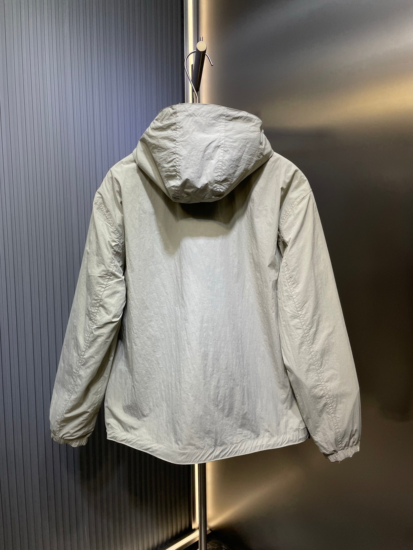 250722 A new top-of-the-line double-sided checkered long-sleeved hooded jacket