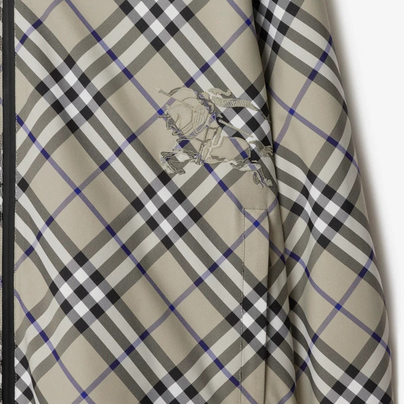 250722 A new top-of-the-line double-sided checkered long-sleeved hooded jacket