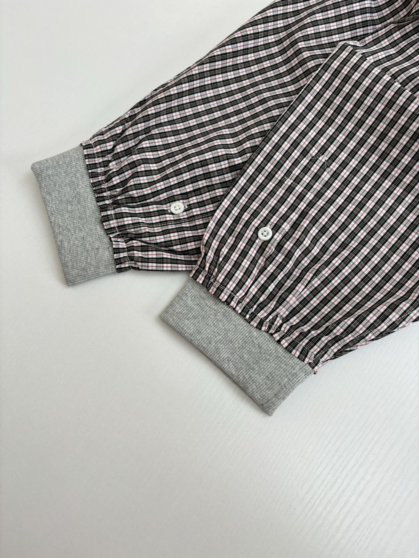 250722 New top-quality patchwork checkered hooded jacket