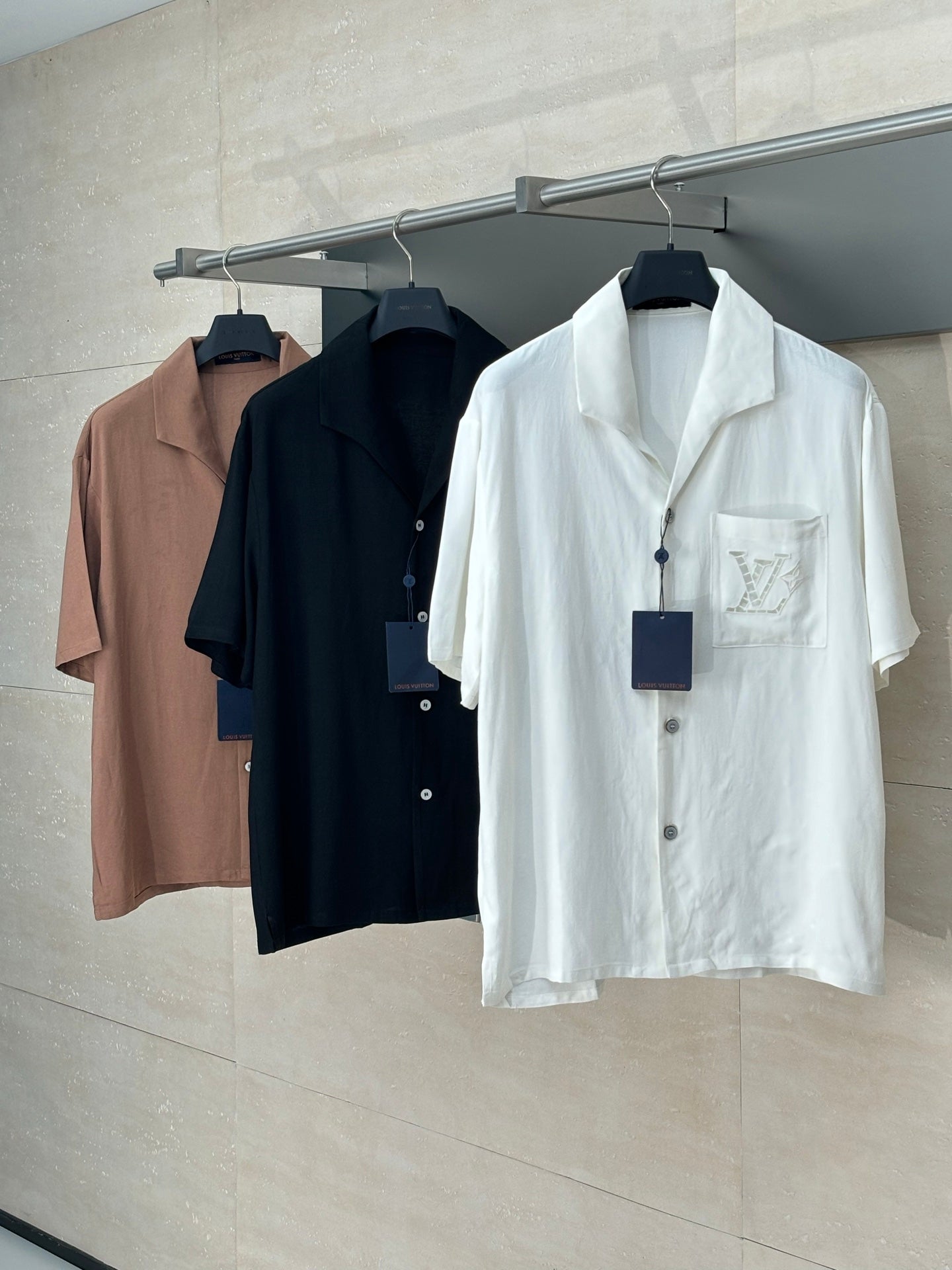 250722 New high-quality cotton and linen embroidered short-sleeved shirts