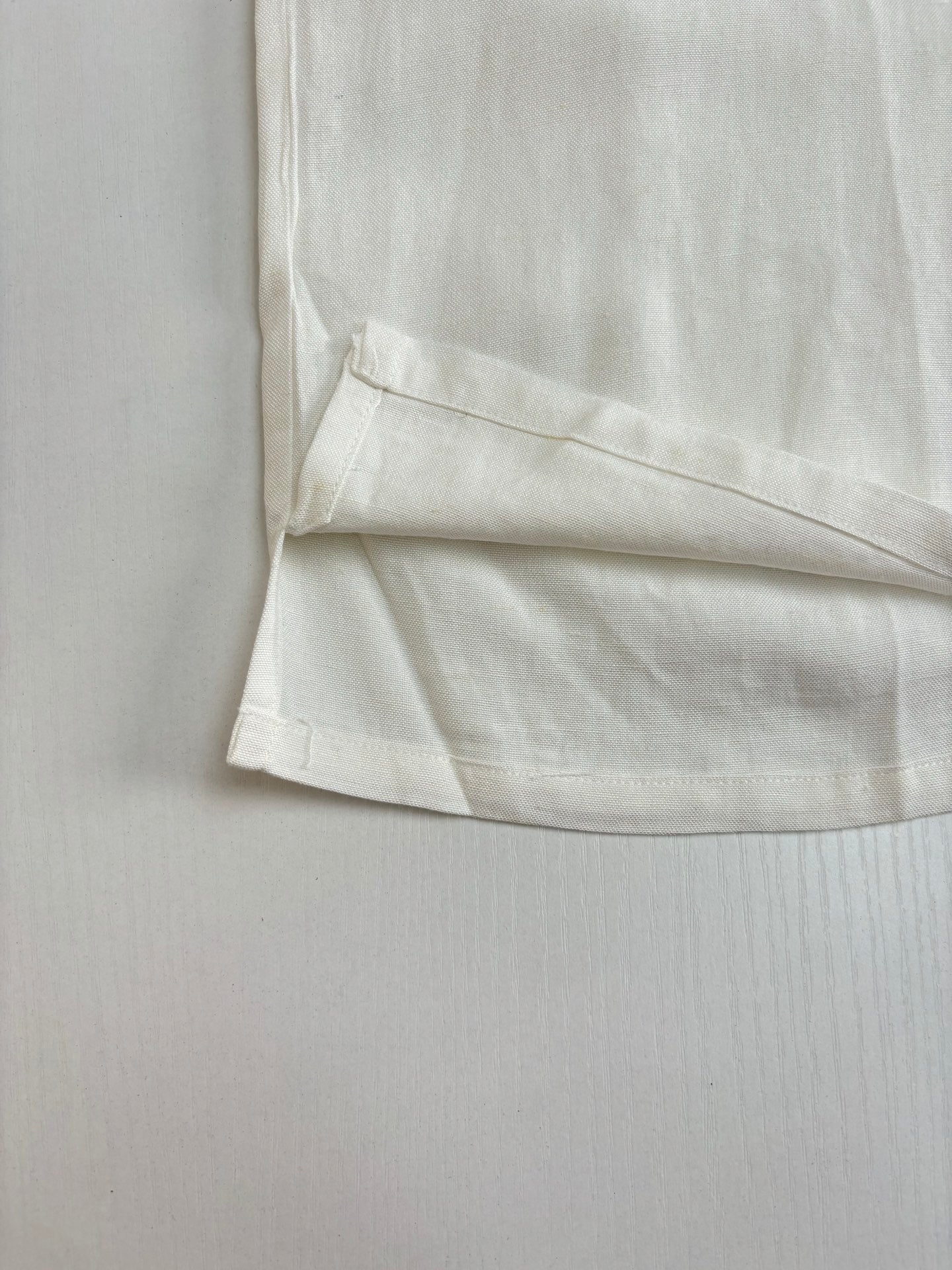 250722 New high-quality cotton and linen embroidered short-sleeved shirts