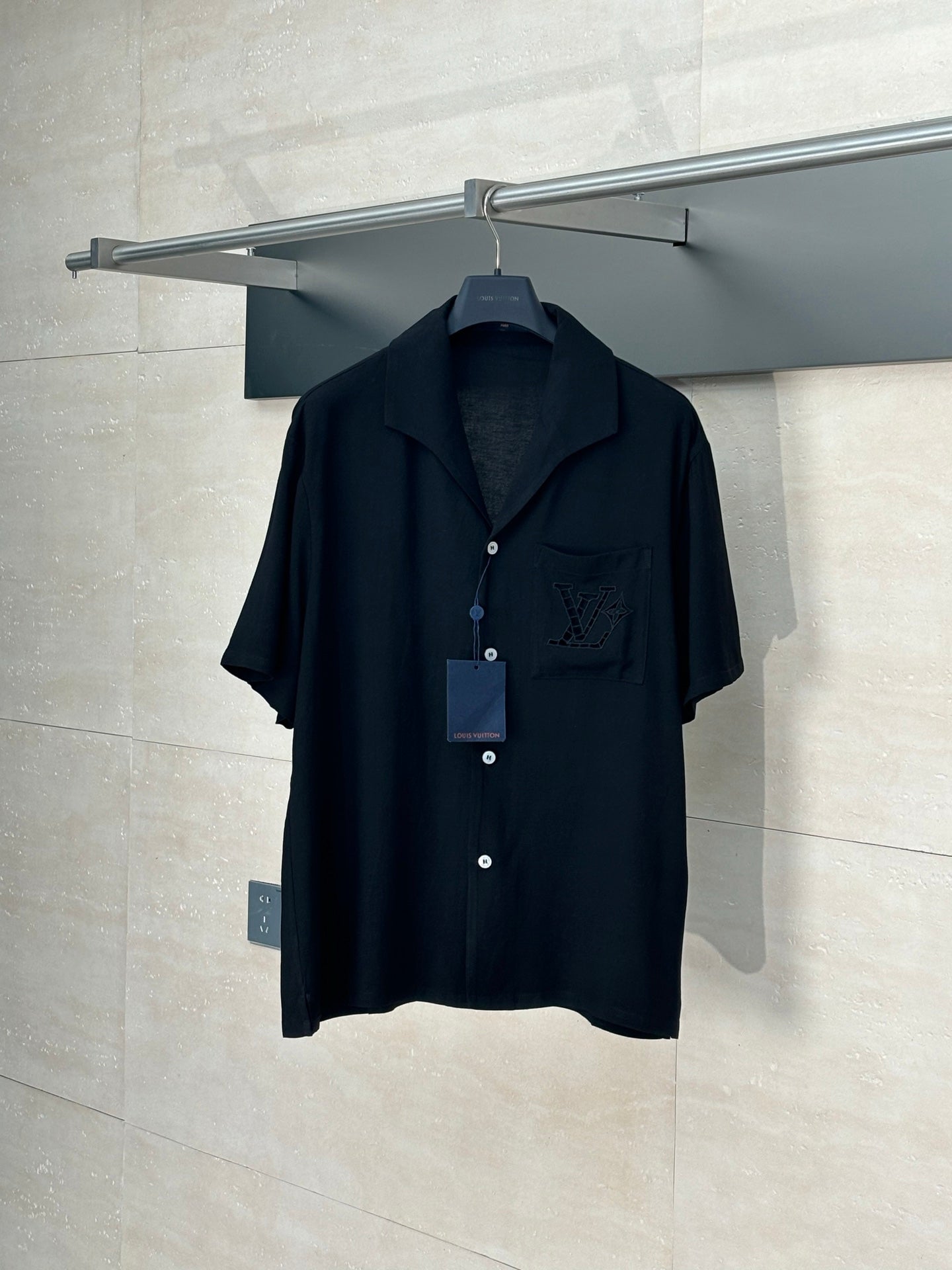 250722 New high-quality cotton and linen embroidered short-sleeved shirts