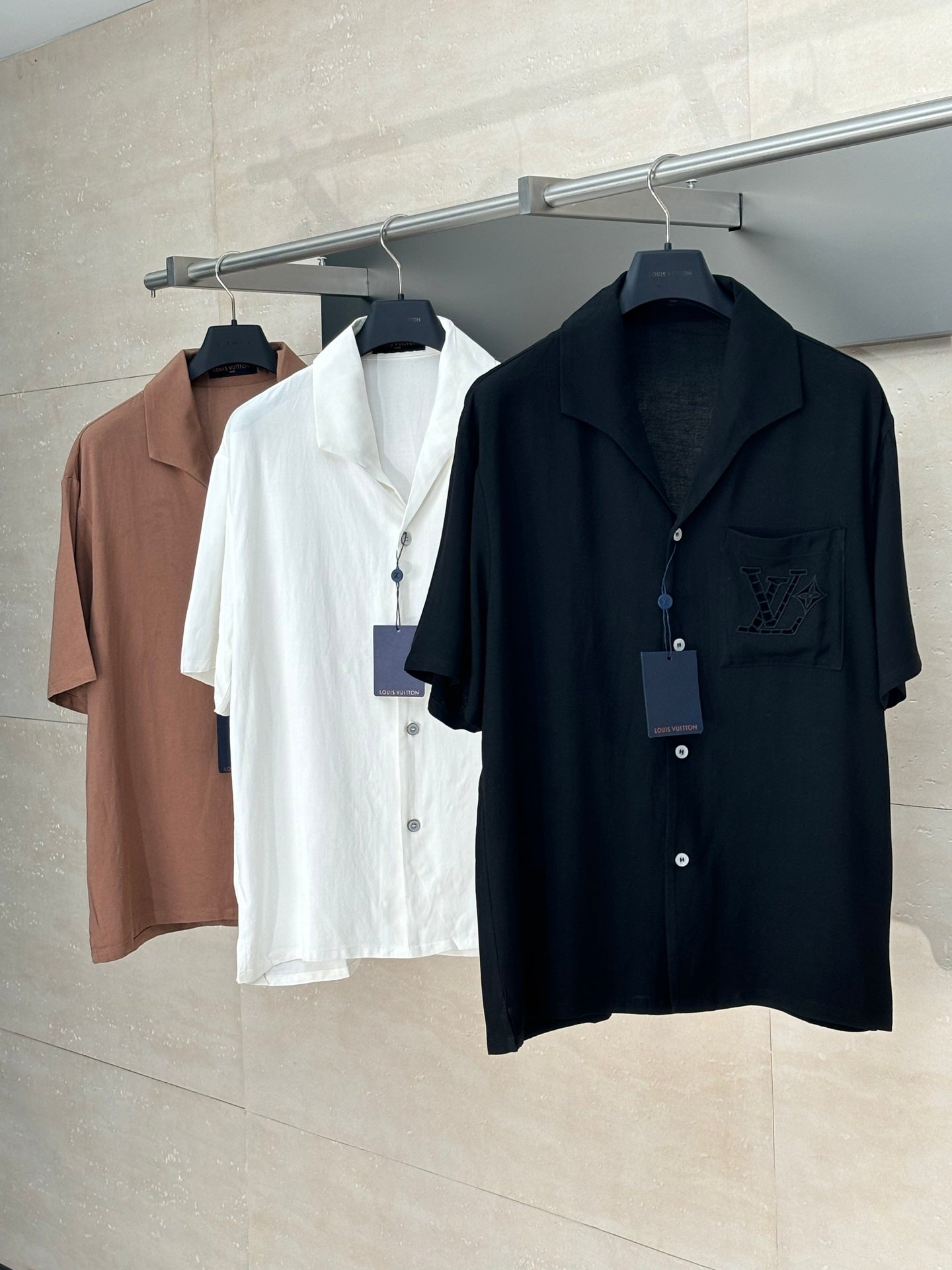 250722 New high-quality cotton and linen embroidered short-sleeved shirts