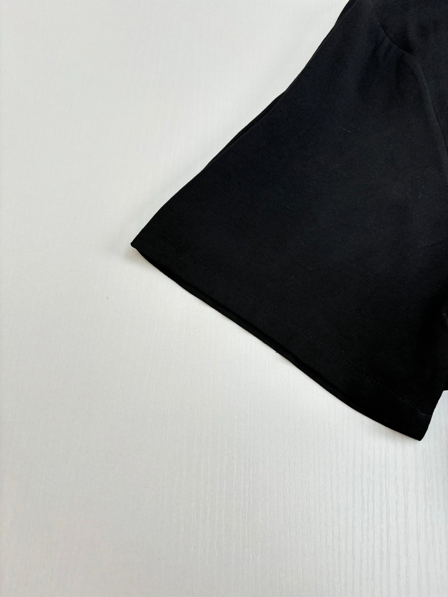 250722 New high-quality cotton and linen embroidered short-sleeved shirts