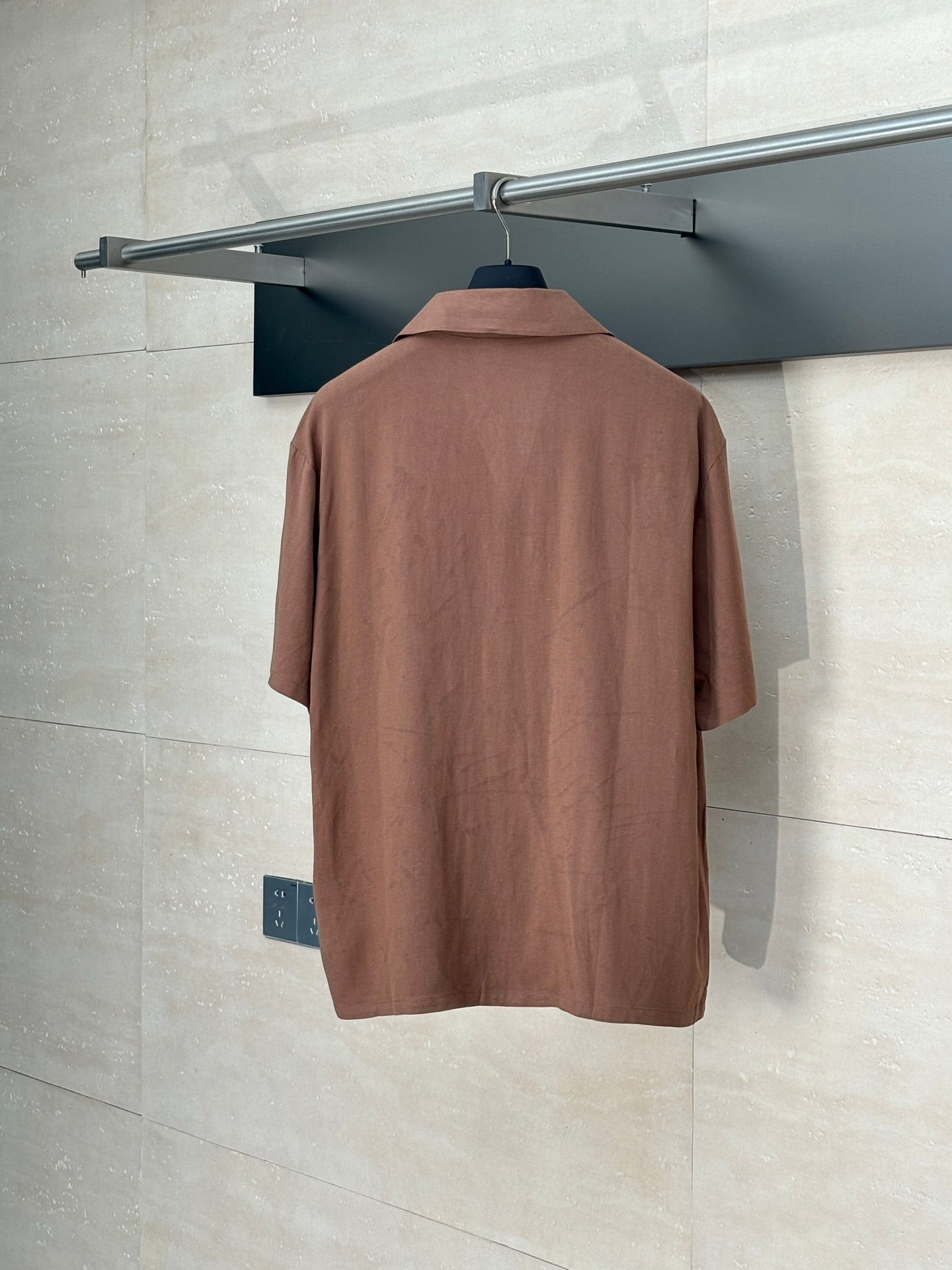 250722 New high-quality cotton and linen embroidered short-sleeved shirts