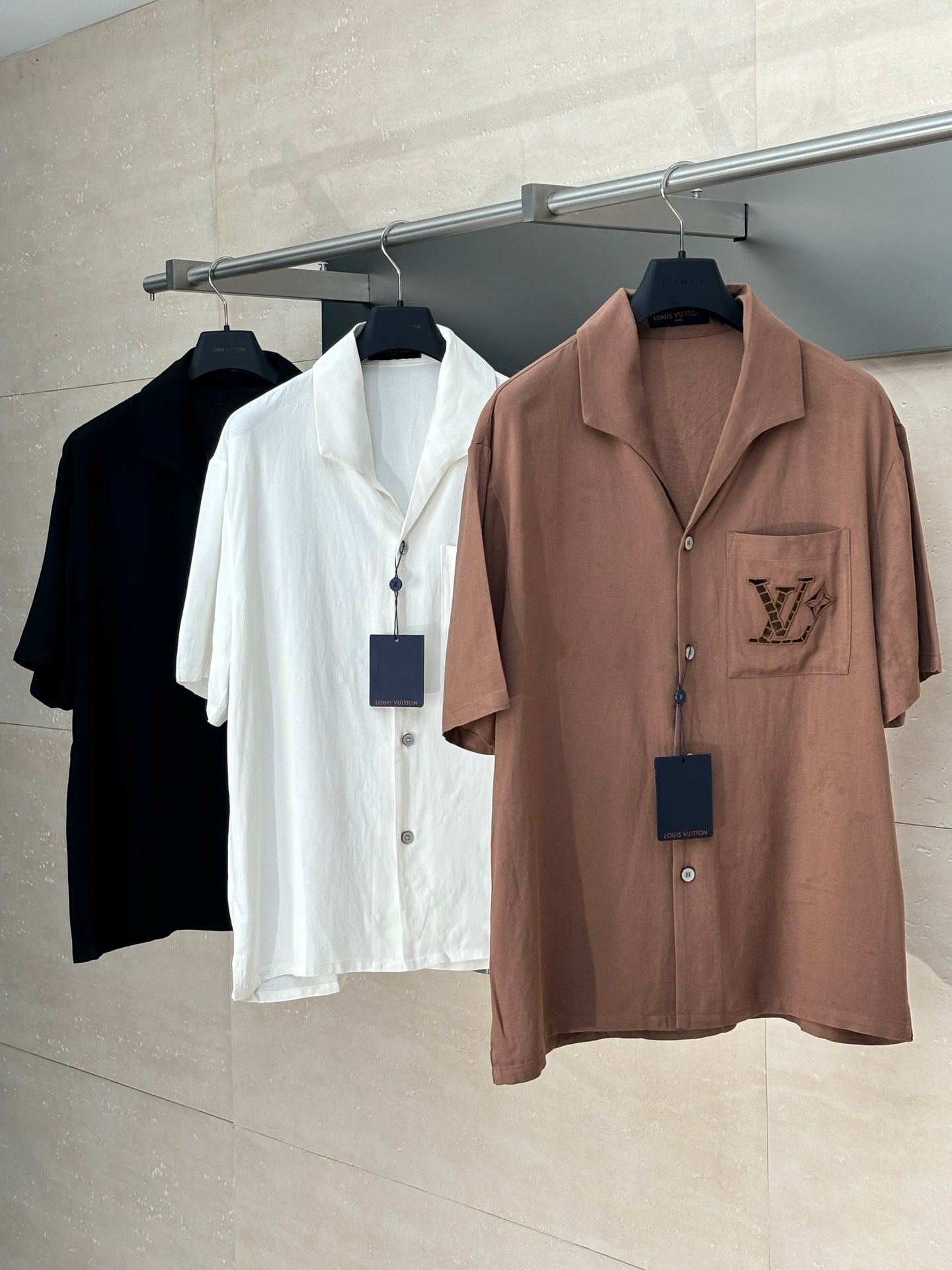 250722 New high-quality cotton and linen embroidered short-sleeved shirts