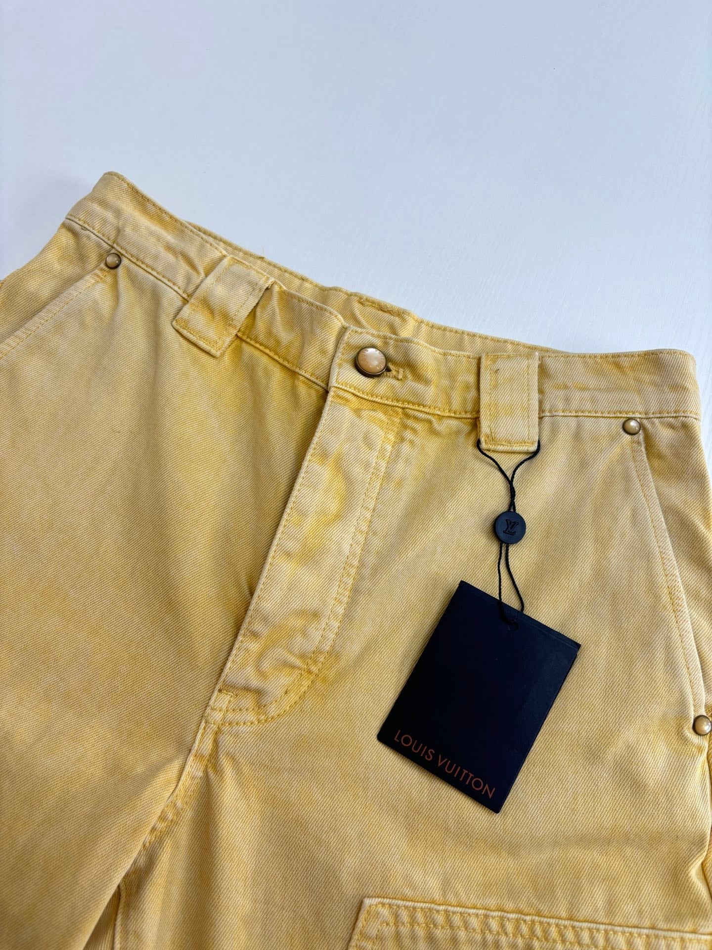 250722 New high-quality dyed denim logging pants