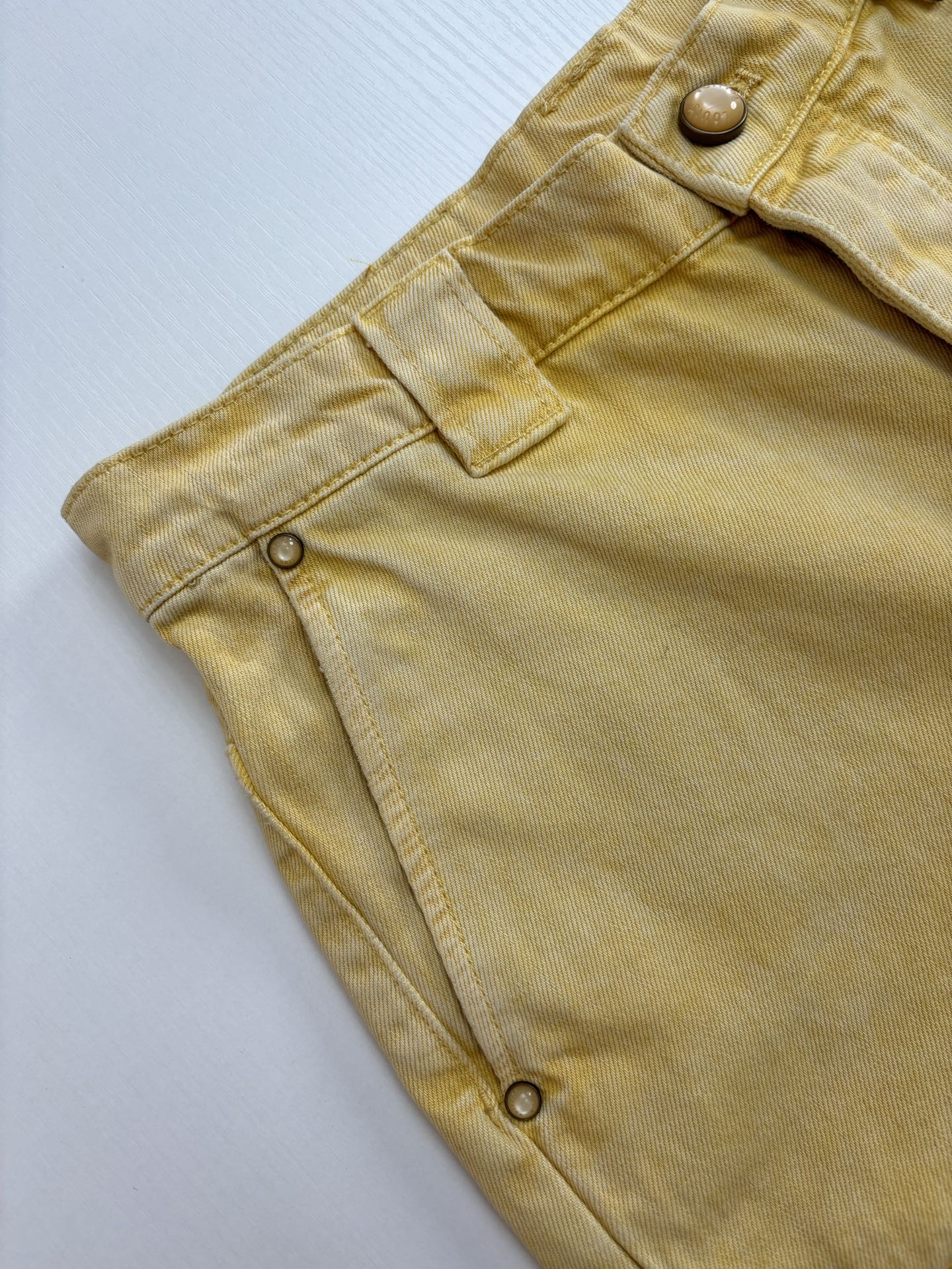 250722 New high-quality dyed denim logging pants