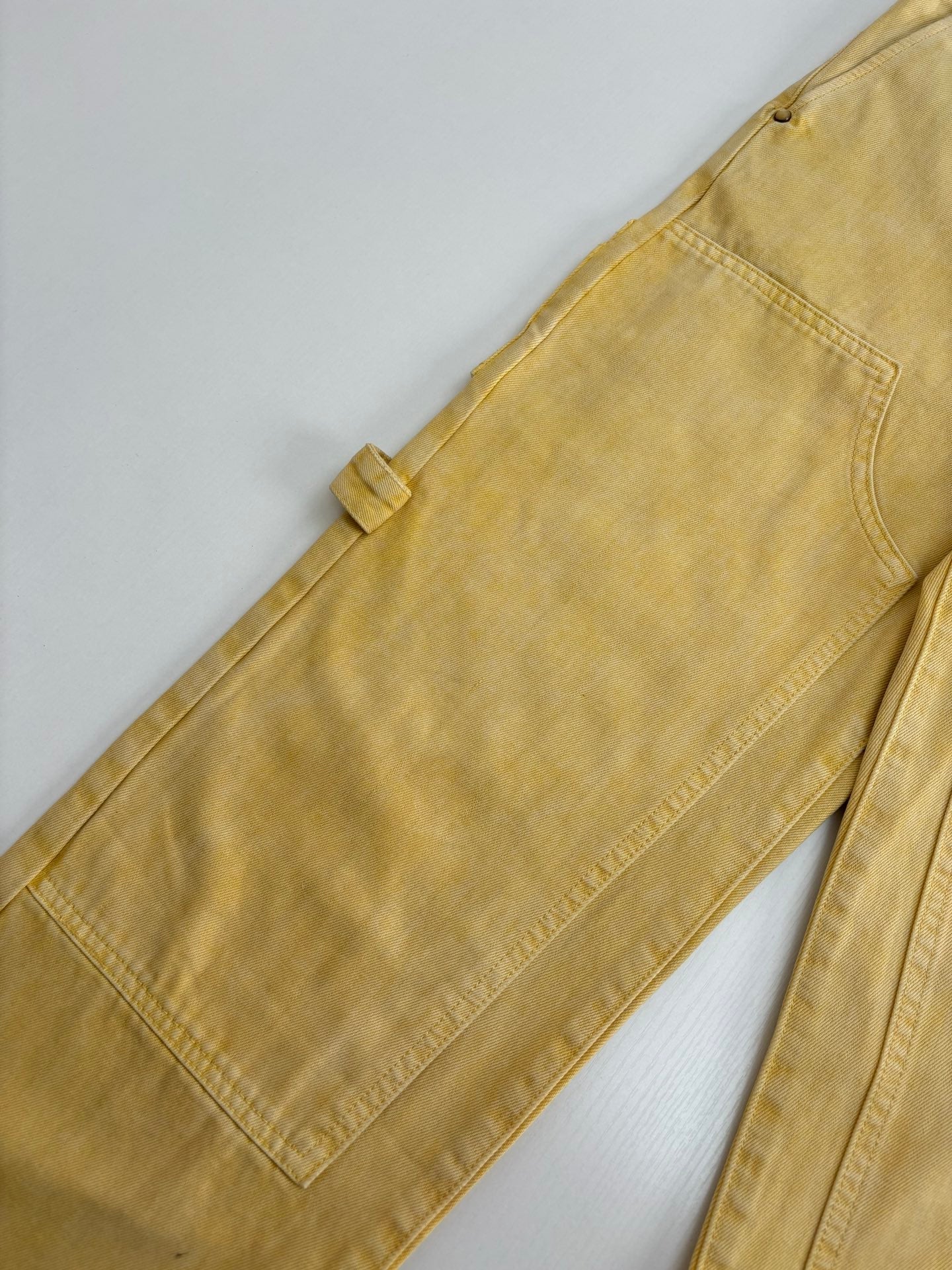 250722 New high-quality dyed denim logging pants