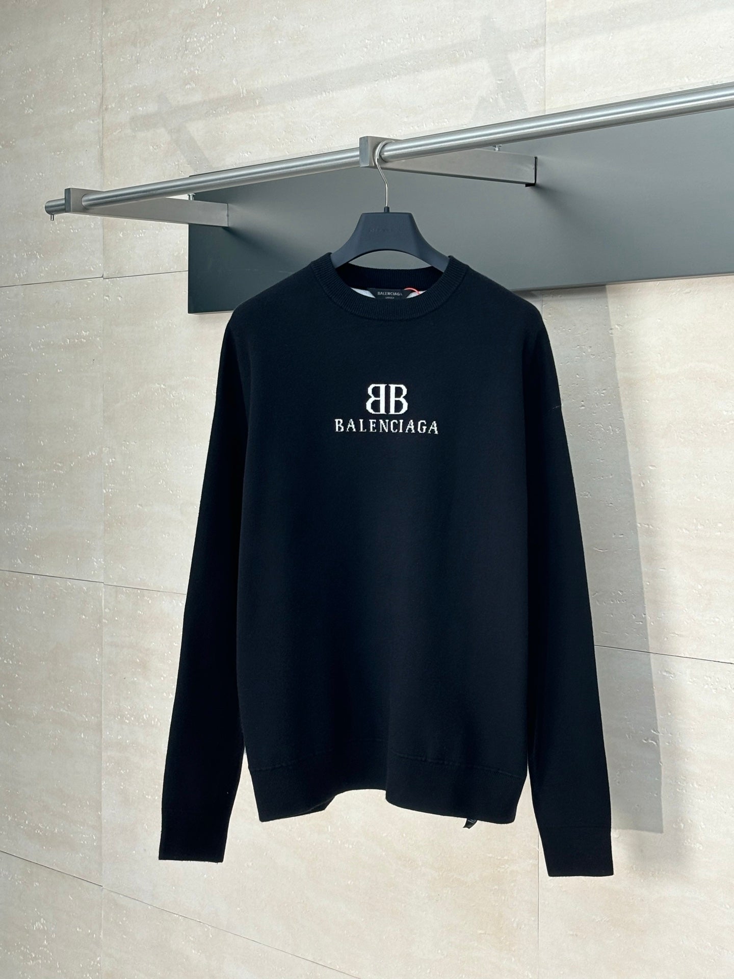 250722 New high-quality wool jacquard knitted pullover round-neck sweater