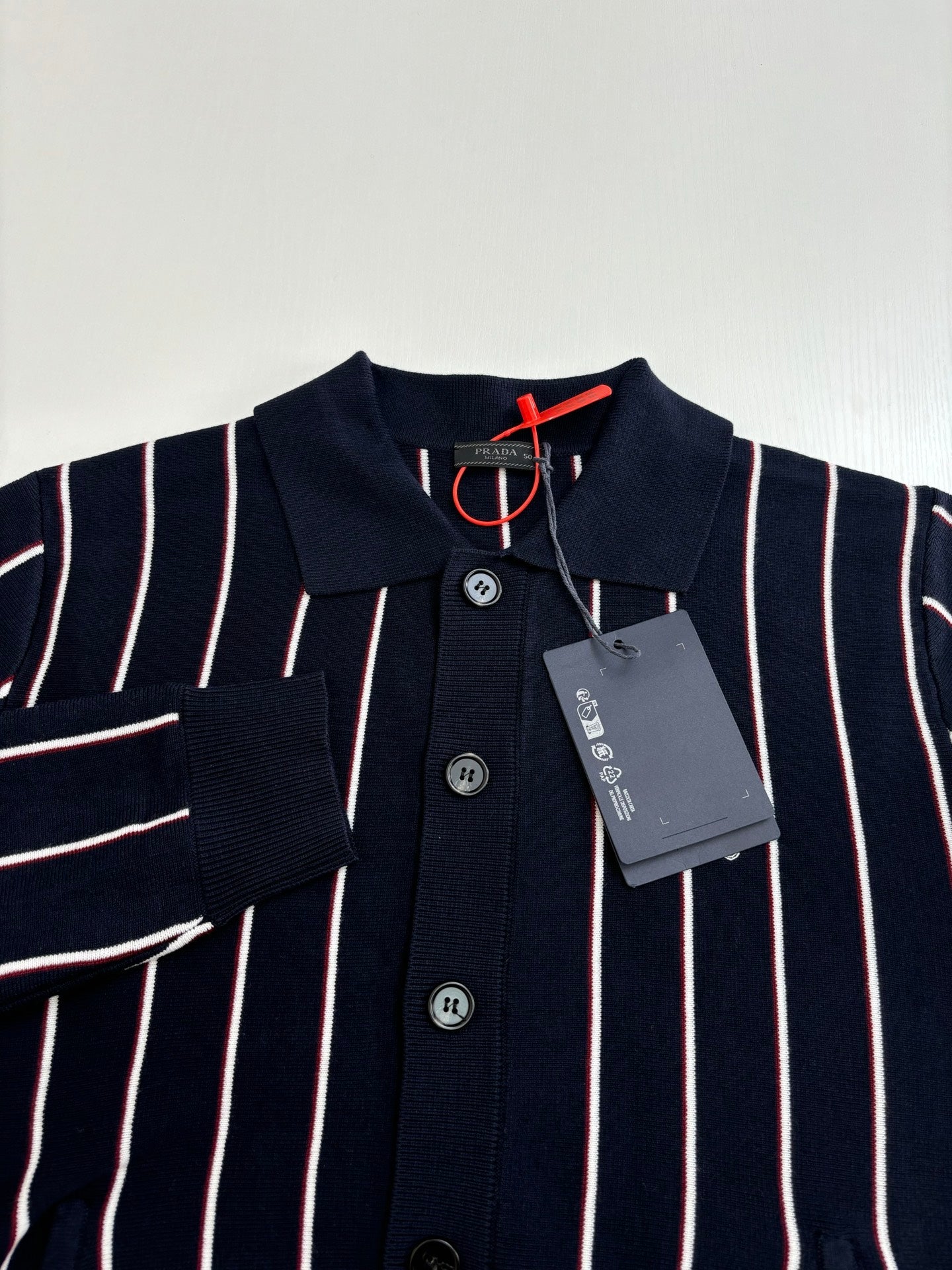 250722 New high-quality striped embroidered sweater